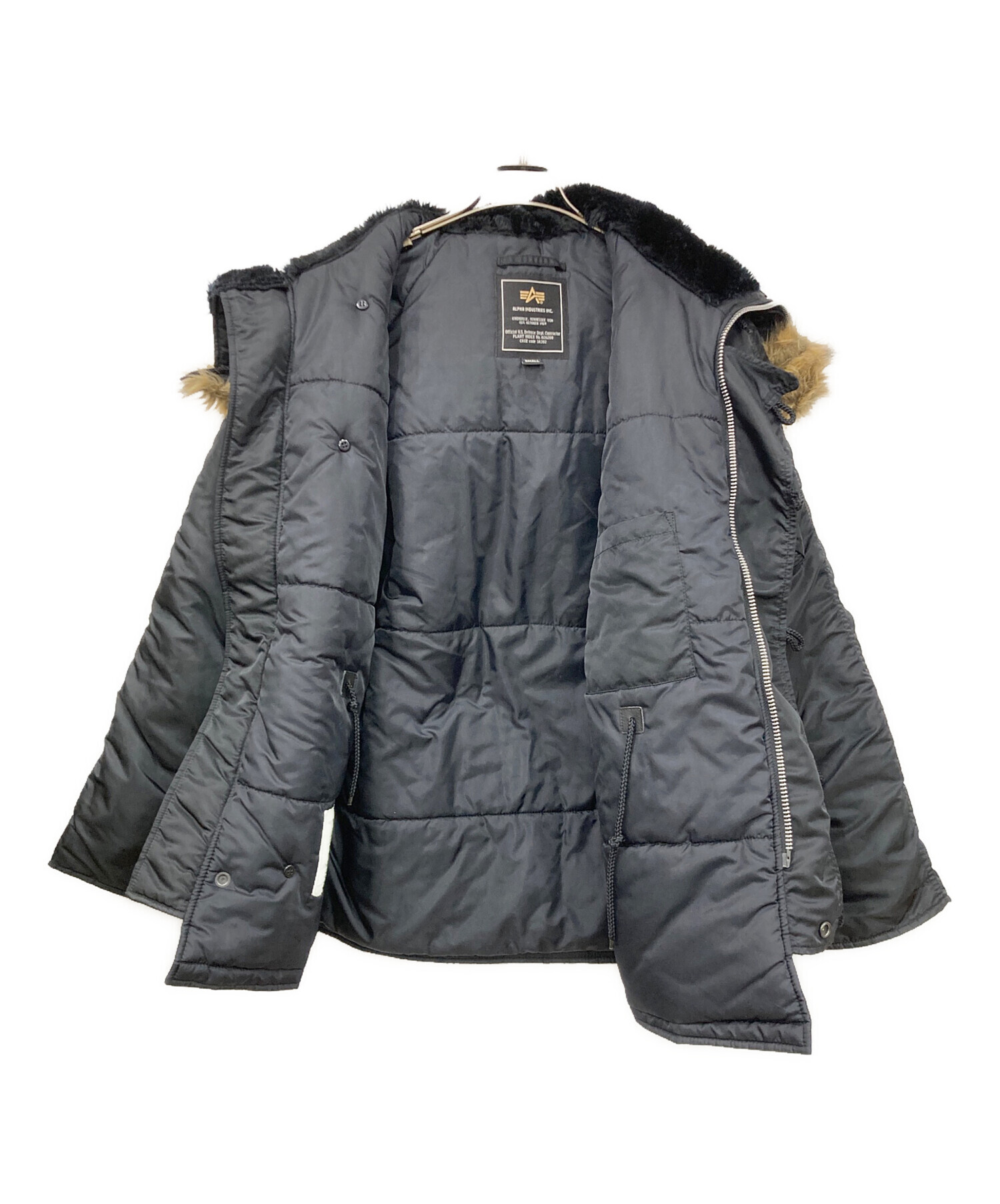 中古・古着通販】ALPHA (アルファ) N-B3フライトジャケット ブラック