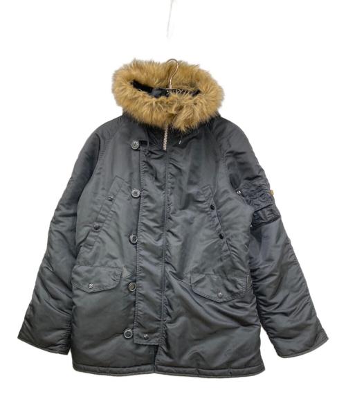 中古・古着通販】ALPHA (アルファ) N-B3フライトジャケット ブラック