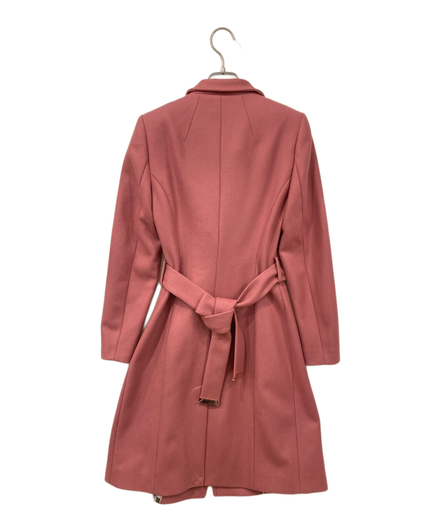 中古・古着通販】ted baker (テッドベーカー) ウール混コート ピンク