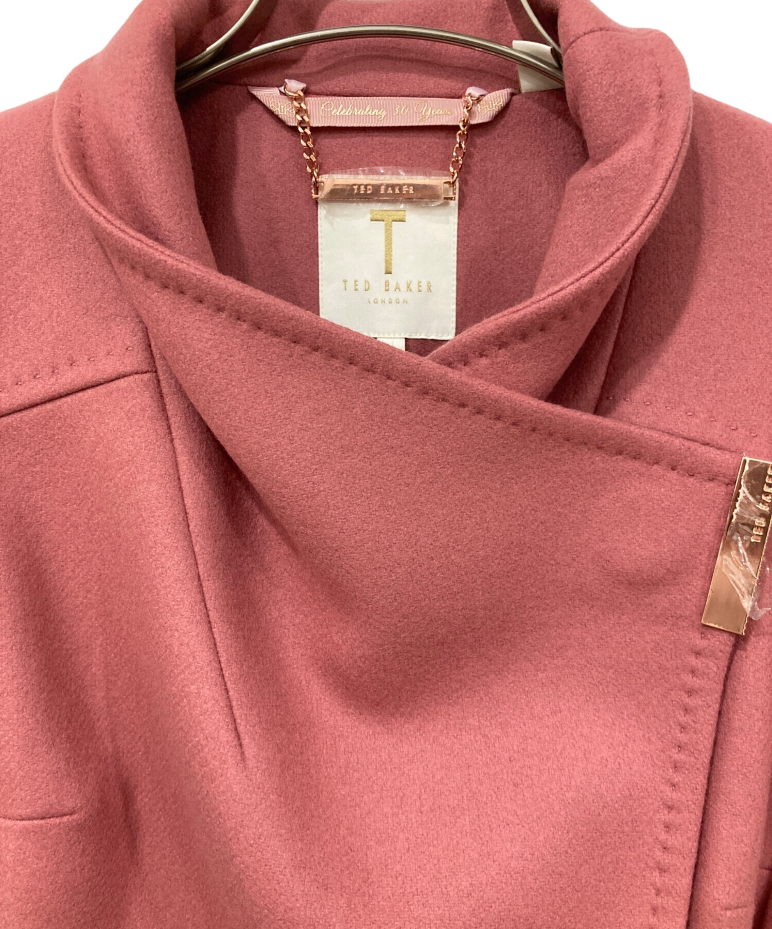 中古・古着通販】ted baker (テッドベーカー) ウール混コート ピンク