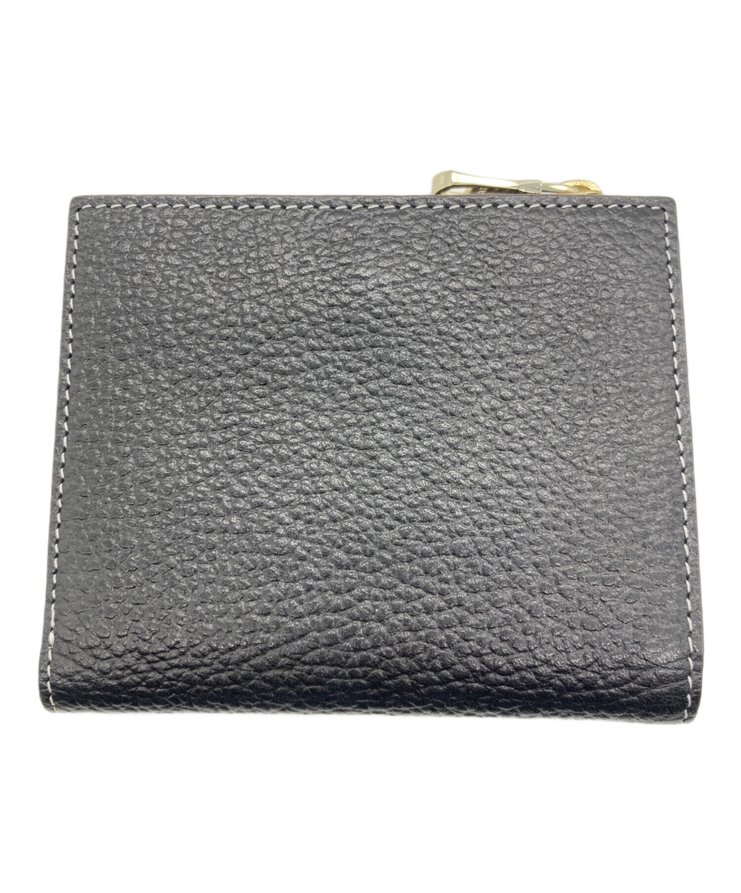 中古・古着通販】russet (ラシット) 2つ折り財布 ブラック｜ブランド