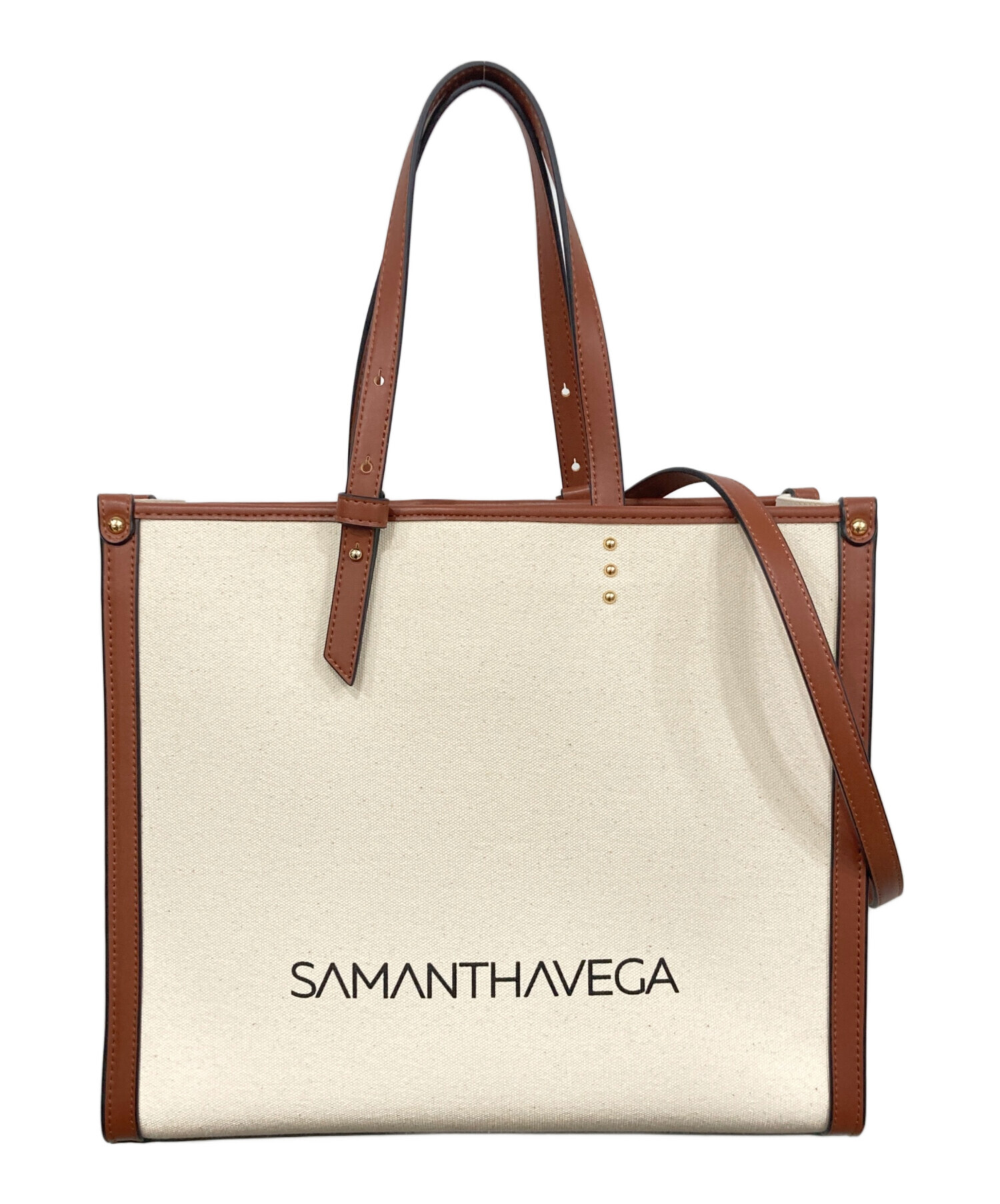 中古・古着通販】Samantha Vega (サマンサベガ) トートバッグ ホワイト 