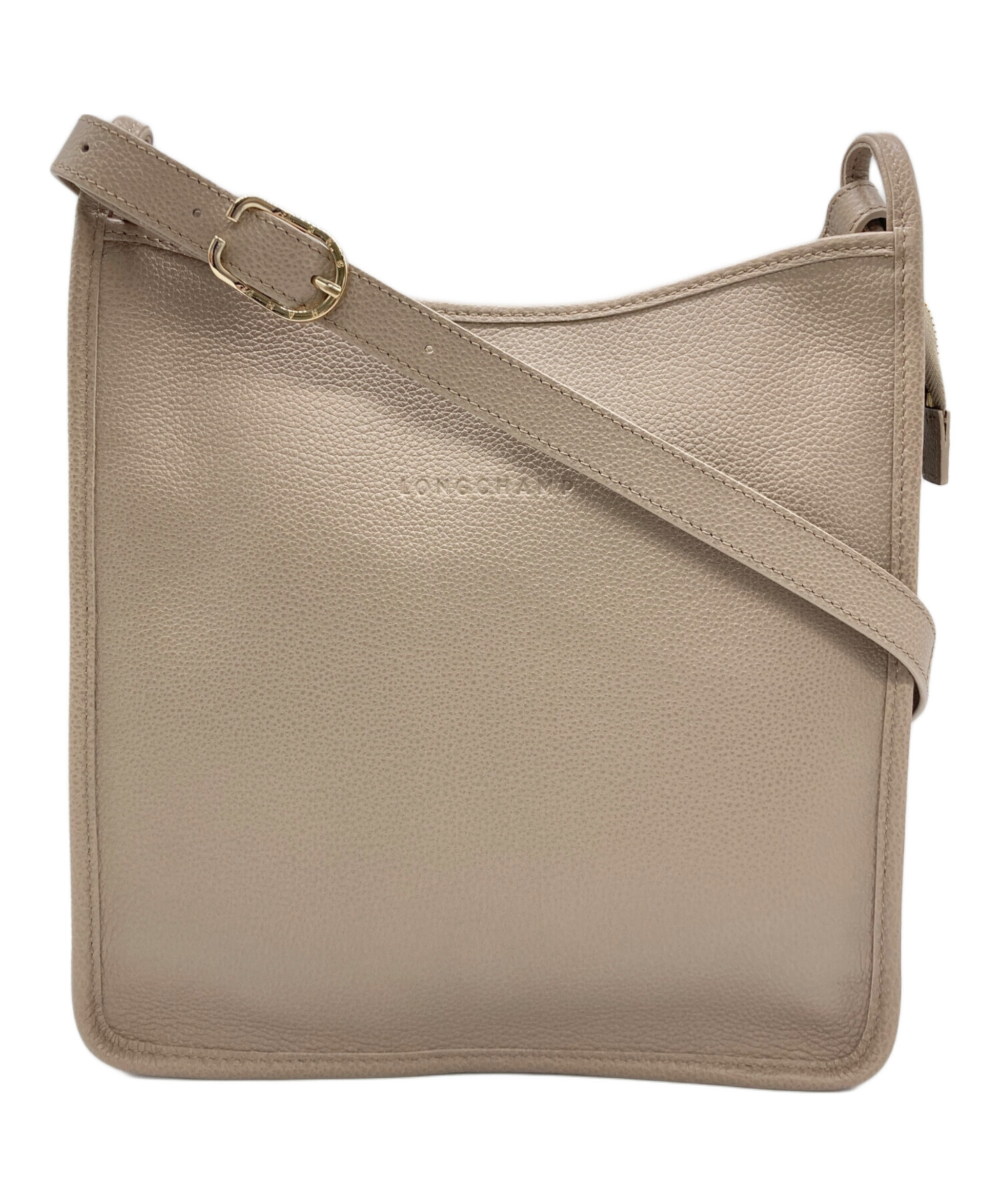 LONGCHAMP ロンシャン ショルダーバッグ レディース 【古着】【中古】 中古・古着通販】LONGCHAMP (ロンシャン) ショルダーバッグ ベージュ