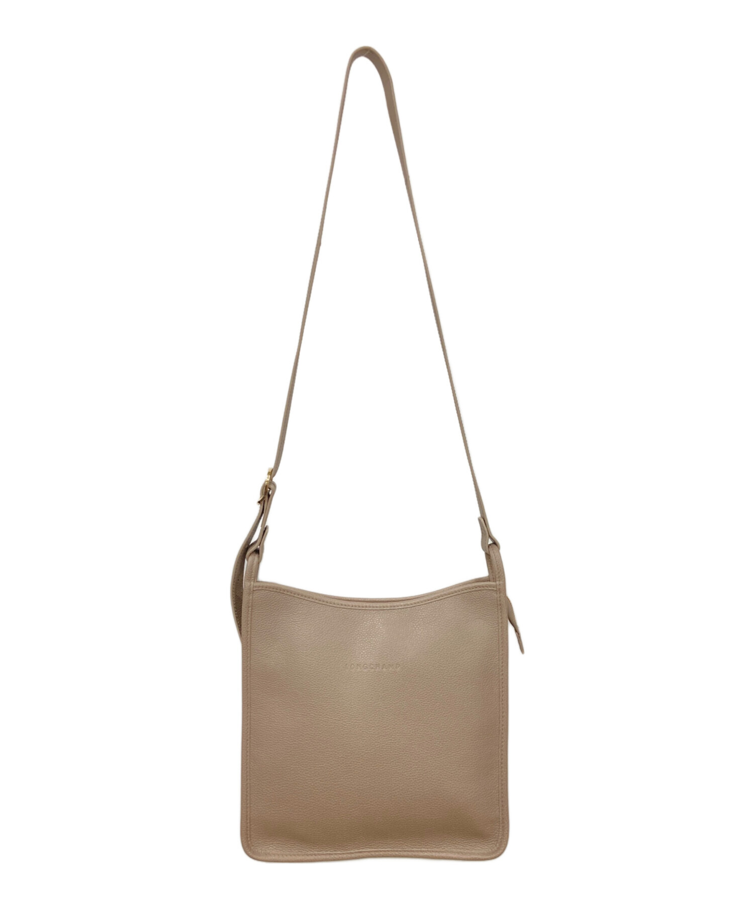LONGCHAMP ロンシャン ショルダーバッグ  茶 【古着】【中古】【送料無料】 中古・古着通販】LONGCHAMP (ロンシャン) ハンドバッグ ブラック