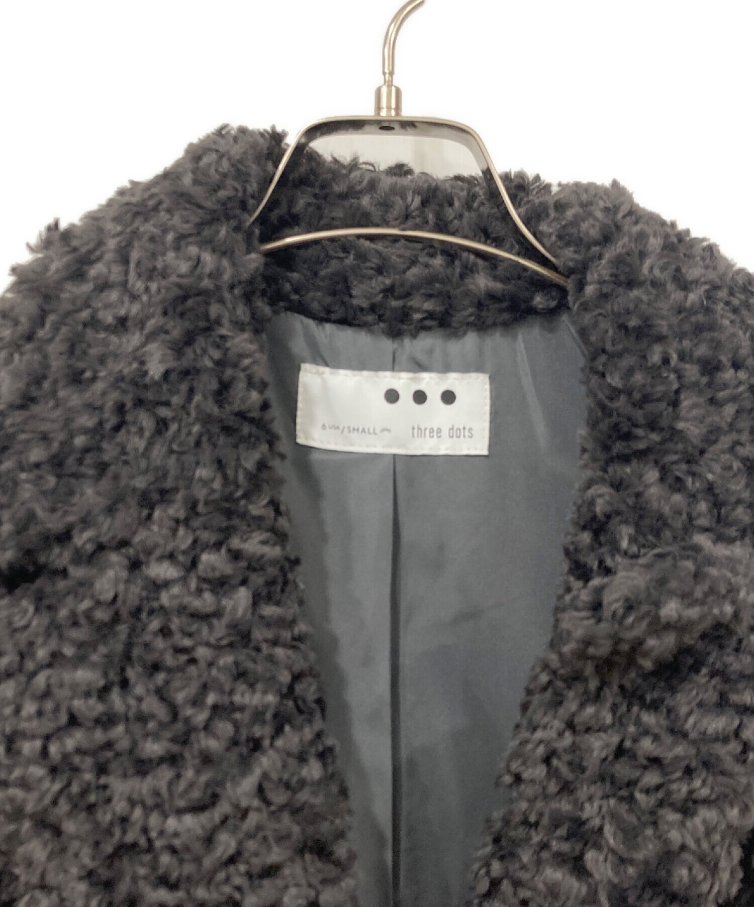 中古・古着通販】THREE DOTS (スリードッツ) プードルボア テーラード