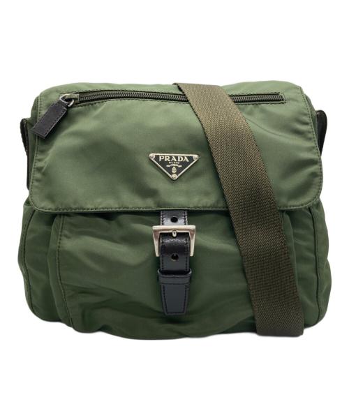 中古・古着通販】PRADA (プラダ) ショルダーバッグ カーキ｜ブランド