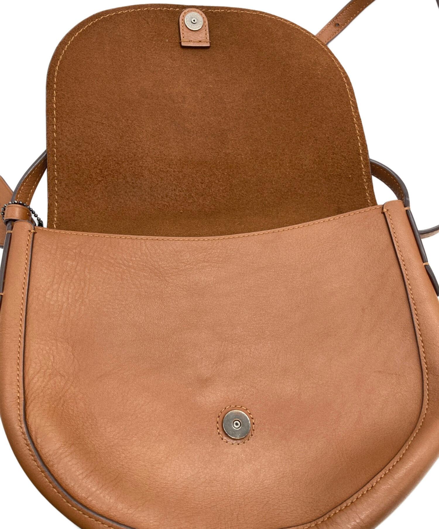 中古・古着通販】COACH (コーチ) ショルダーバッグ ブラウン｜ブランド