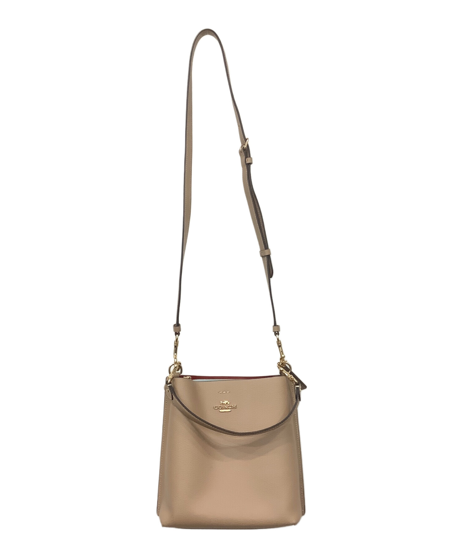 中古・古着通販】COACH (コーチ) モリーバケットバッグ ベージュ