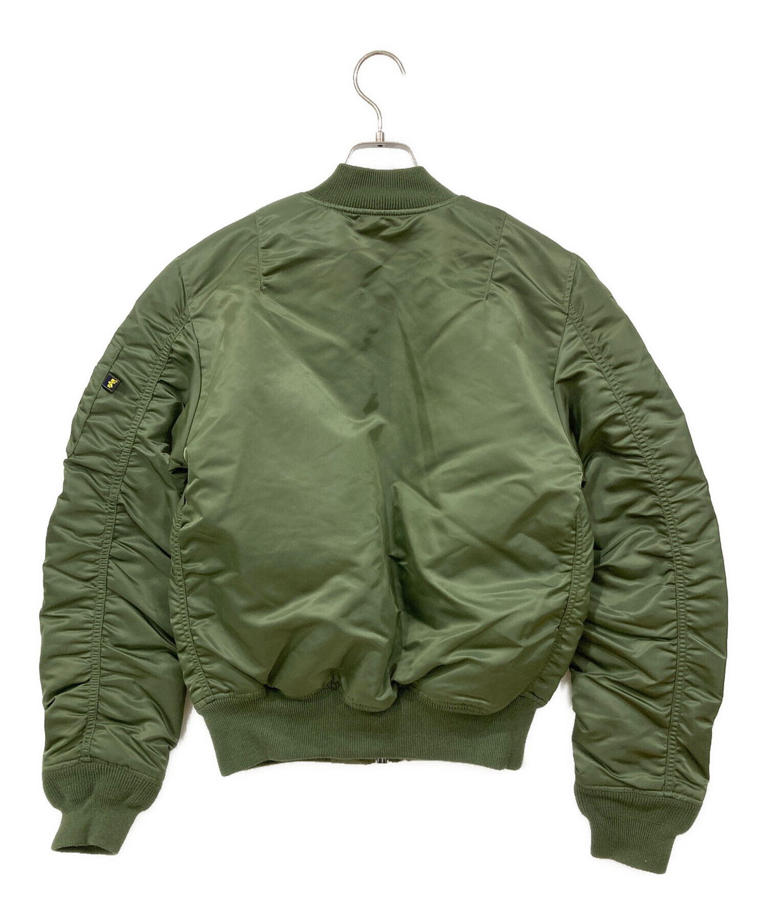 中古・古着通販】ALPHA (アルファ) リバーシブルMA-1ジャケット カーキ