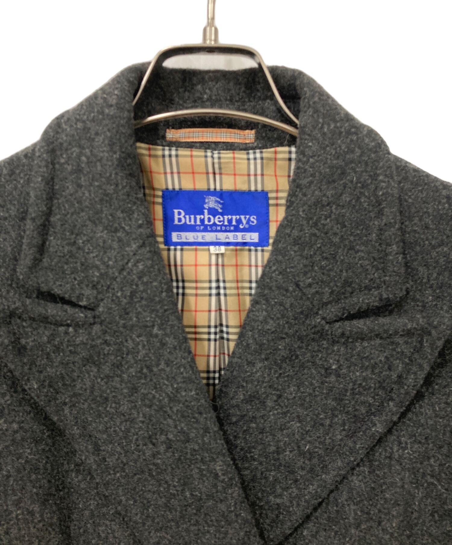中古・古着通販】Burberry's (バーバリーズ) 厚手コート グレー サイズ