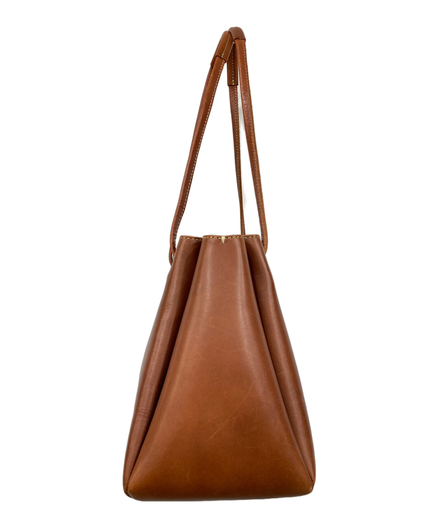 中古・古着通販】土屋鞄 (ツチヤカバン) ギャザーレザートートバッグ