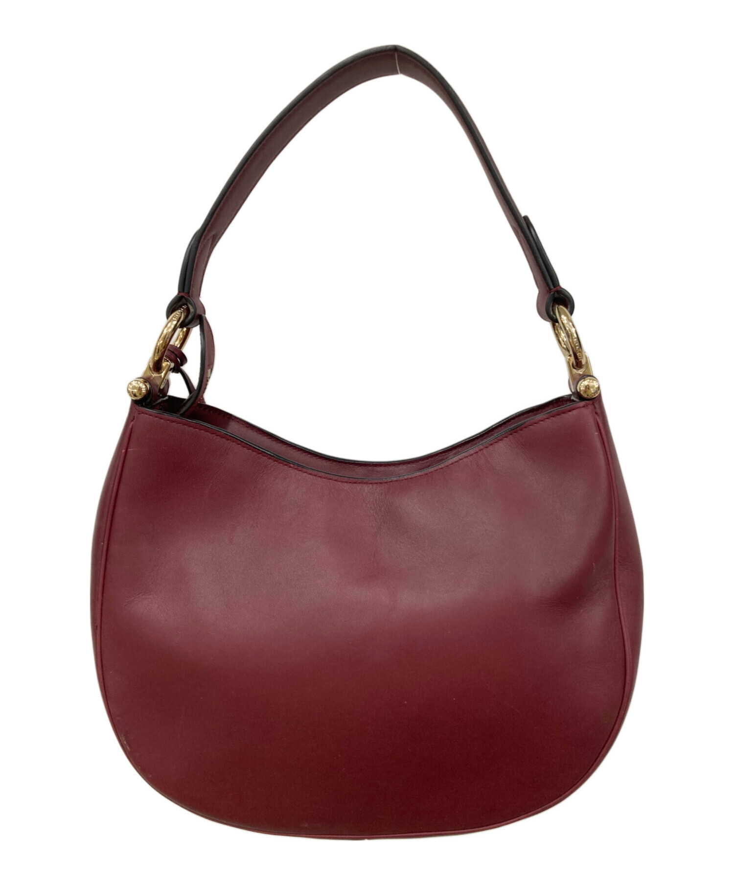 中古・古着通販】COACH (コーチ) ショルダーバッグ ボルドー｜ブランド