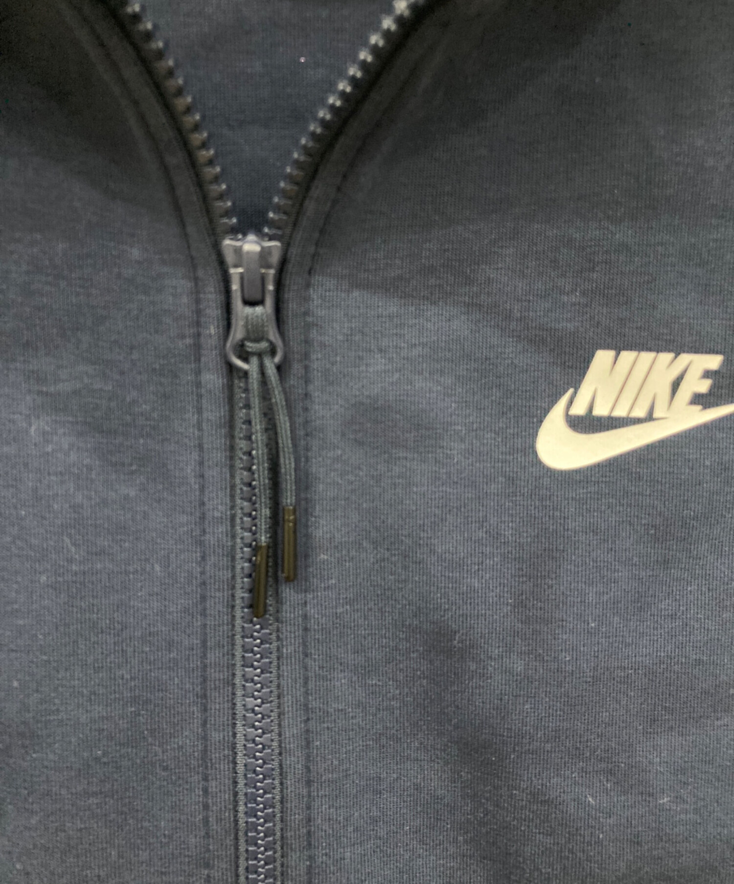 中古・古着通販】NIKE (ナイキ) ジップパーカー ネイビー サイズ:SIZE