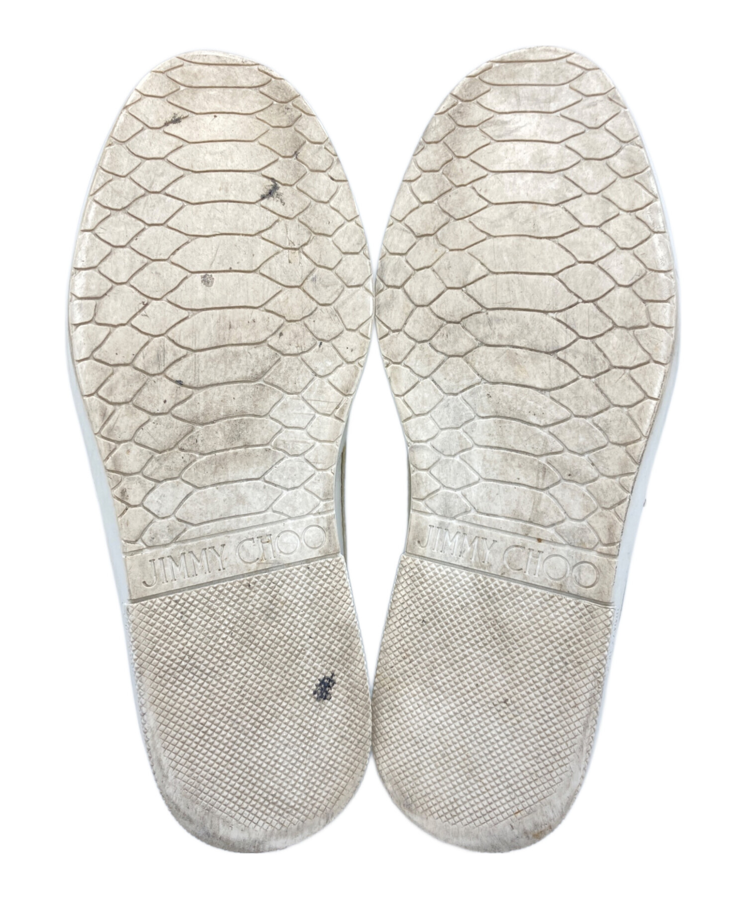 中古・古着通販】JIMMY CHOO (ジミーチュウ) スリッポン ホワイト