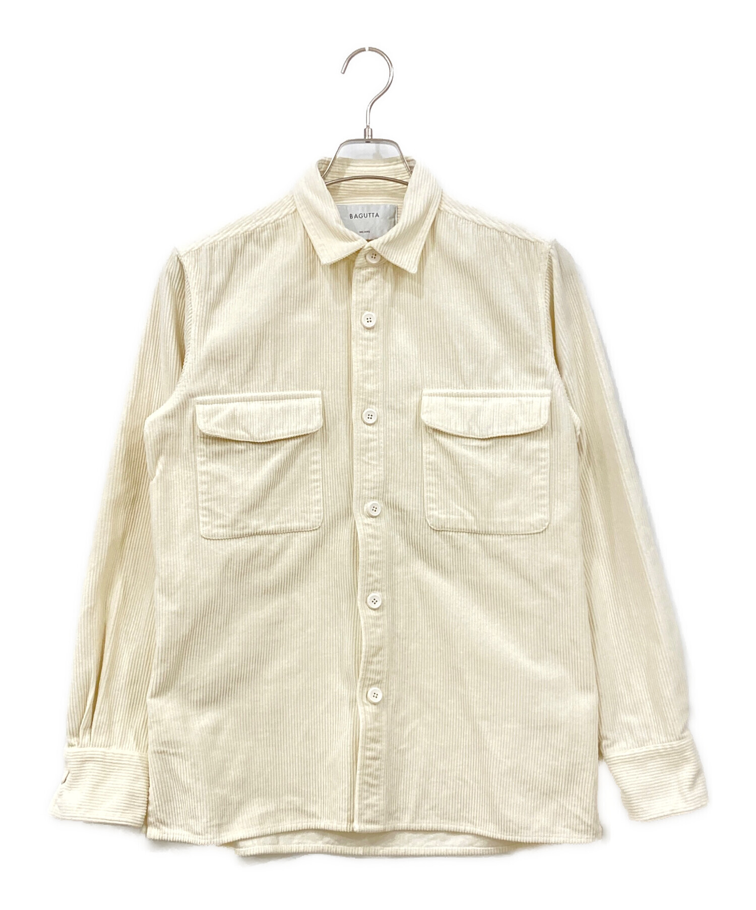 中古・古着通販】Bagutta (バグッタ) 長袖シャツ ホワイト サイズ:SIZE