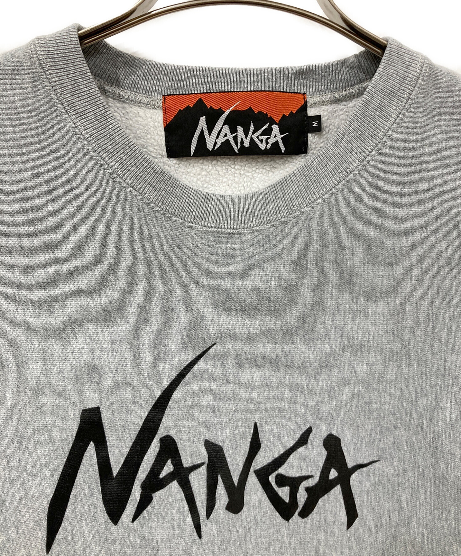 中古・古着通販】NANGA (ナンガ) スウェット グレー×ブラック サイズ:M