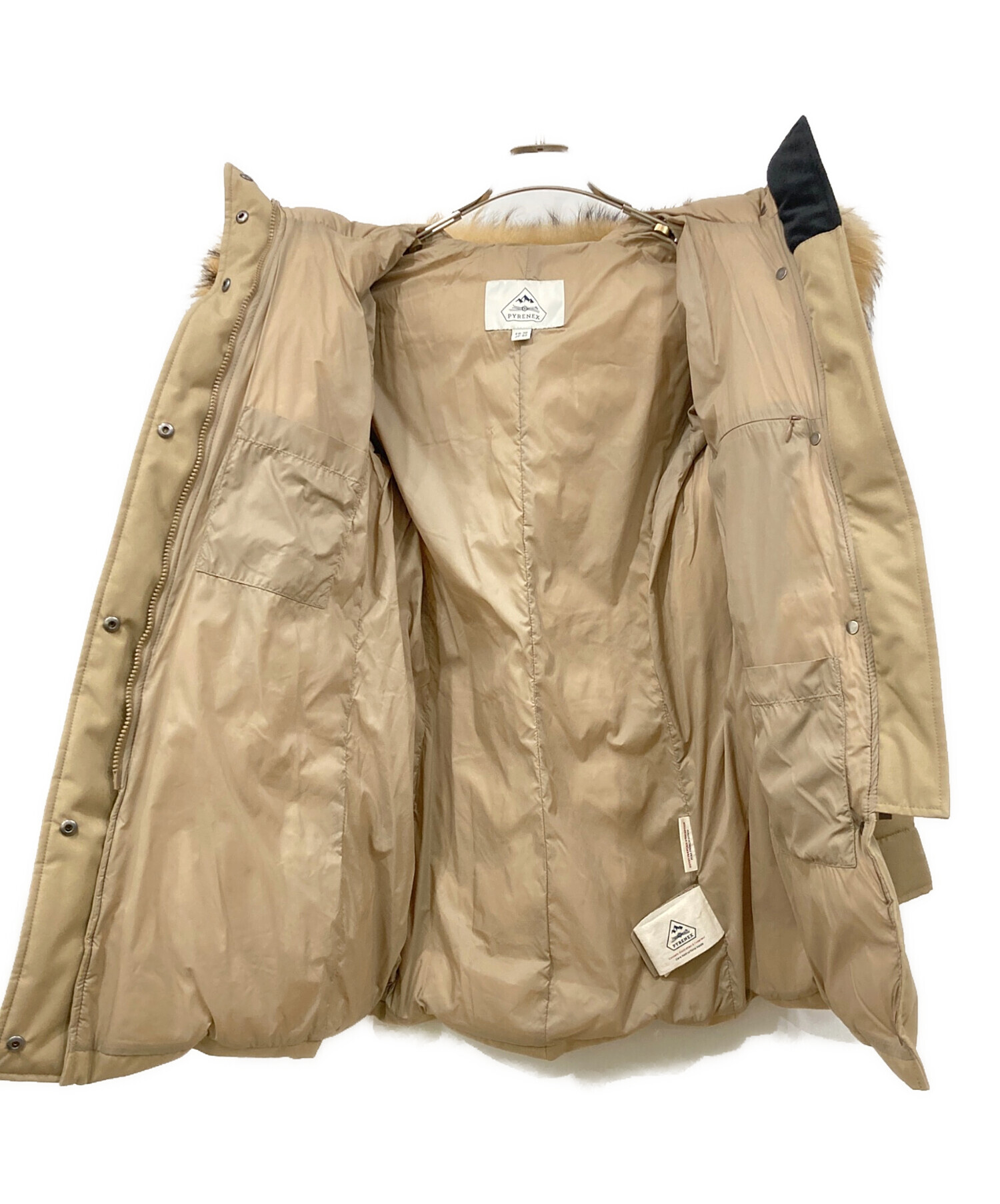中古・古着通販】Pyrenex (ピレネックス) ダウンコート ベージュ