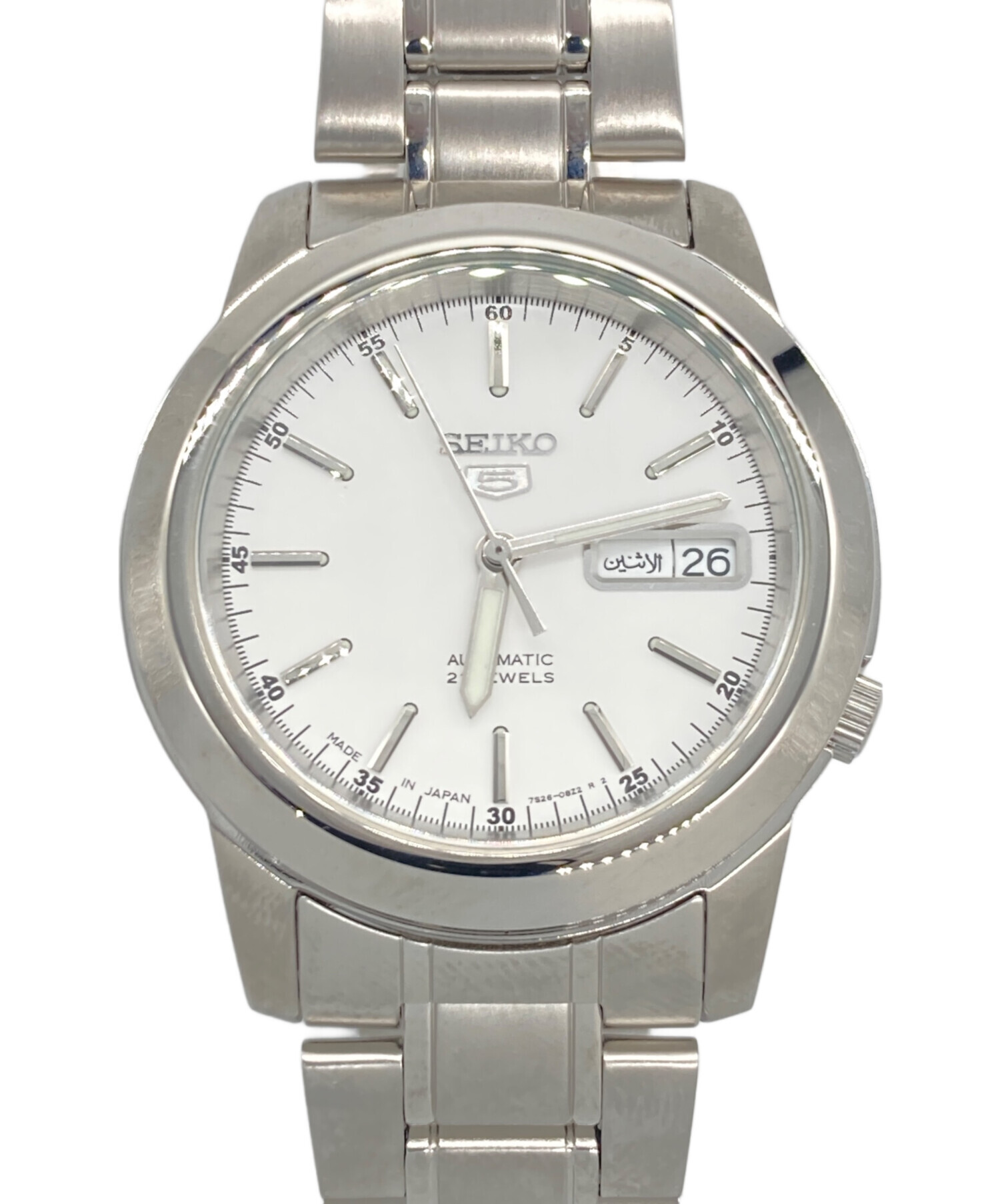 中古・古着通販】SEIKO (セイコー) 自動巻き ホワイト｜ブランド・古着