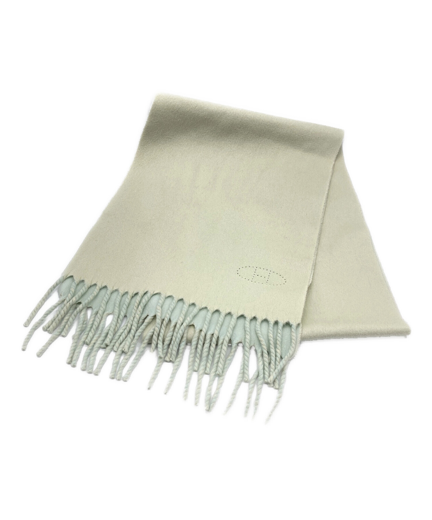 HERMES エルメス マフラー レディース 【古着】【中古】 中古・古着通販】HERMES (エルメス) マフラー ミントグリーン