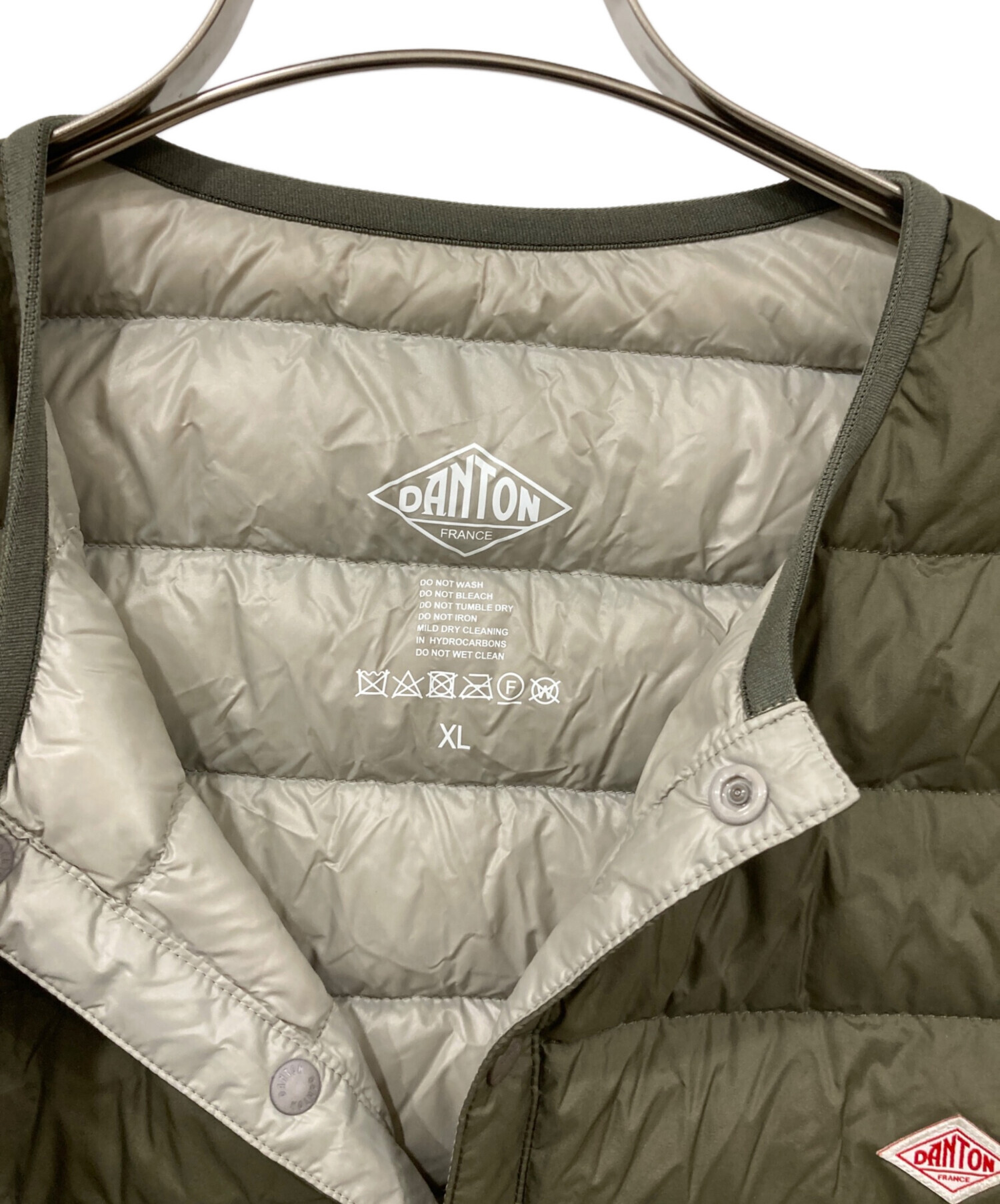 中古・古着通販】DANTON (ダントン) ダウンジャケット カーキ サイズ