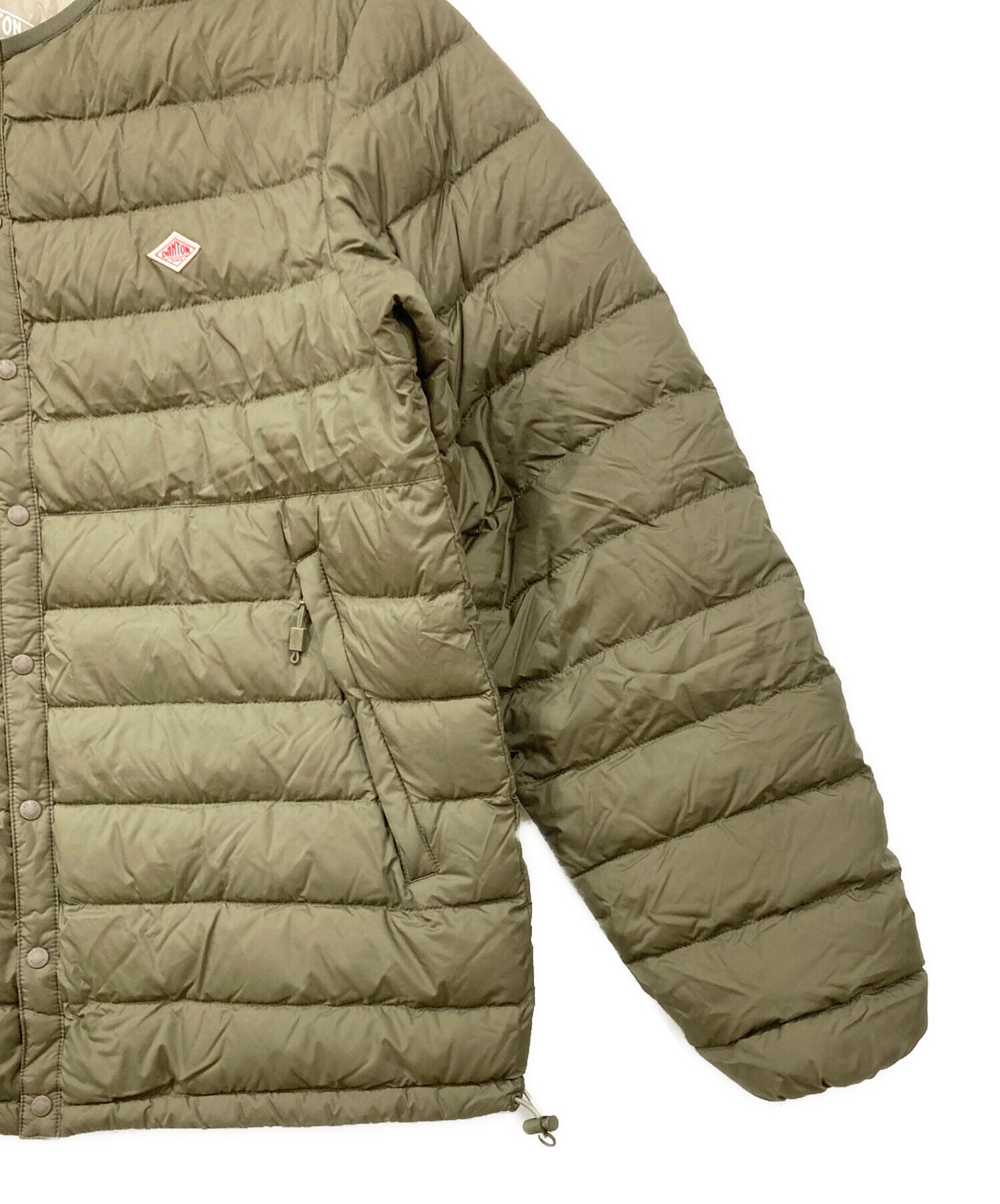 中古・古着通販】DANTON (ダントン) ダウンジャケット カーキ サイズ