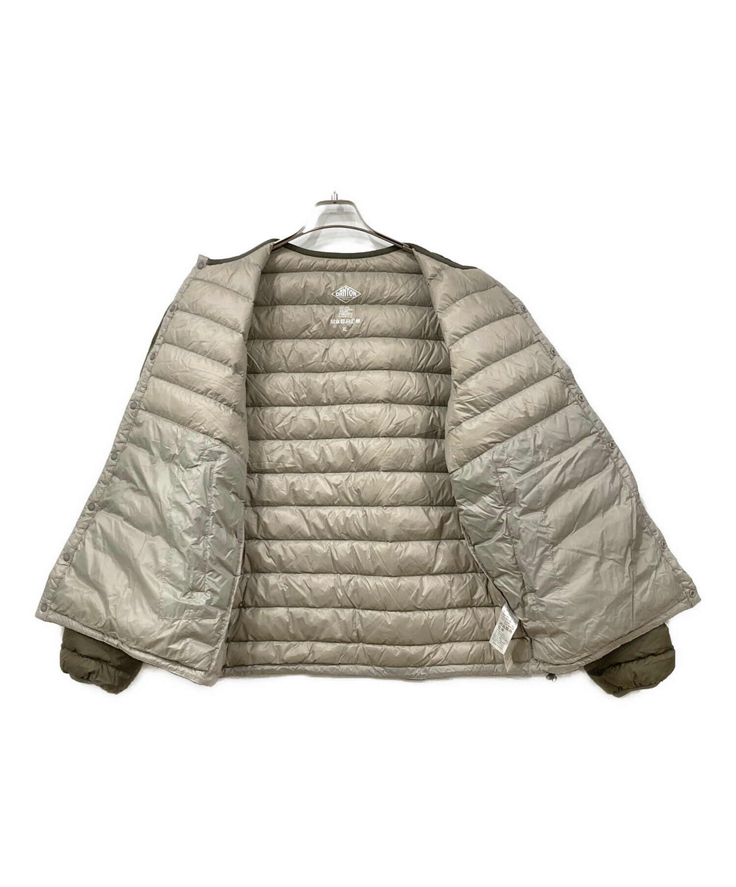 中古・古着通販】DANTON (ダントン) ダウンジャケット カーキ サイズ
