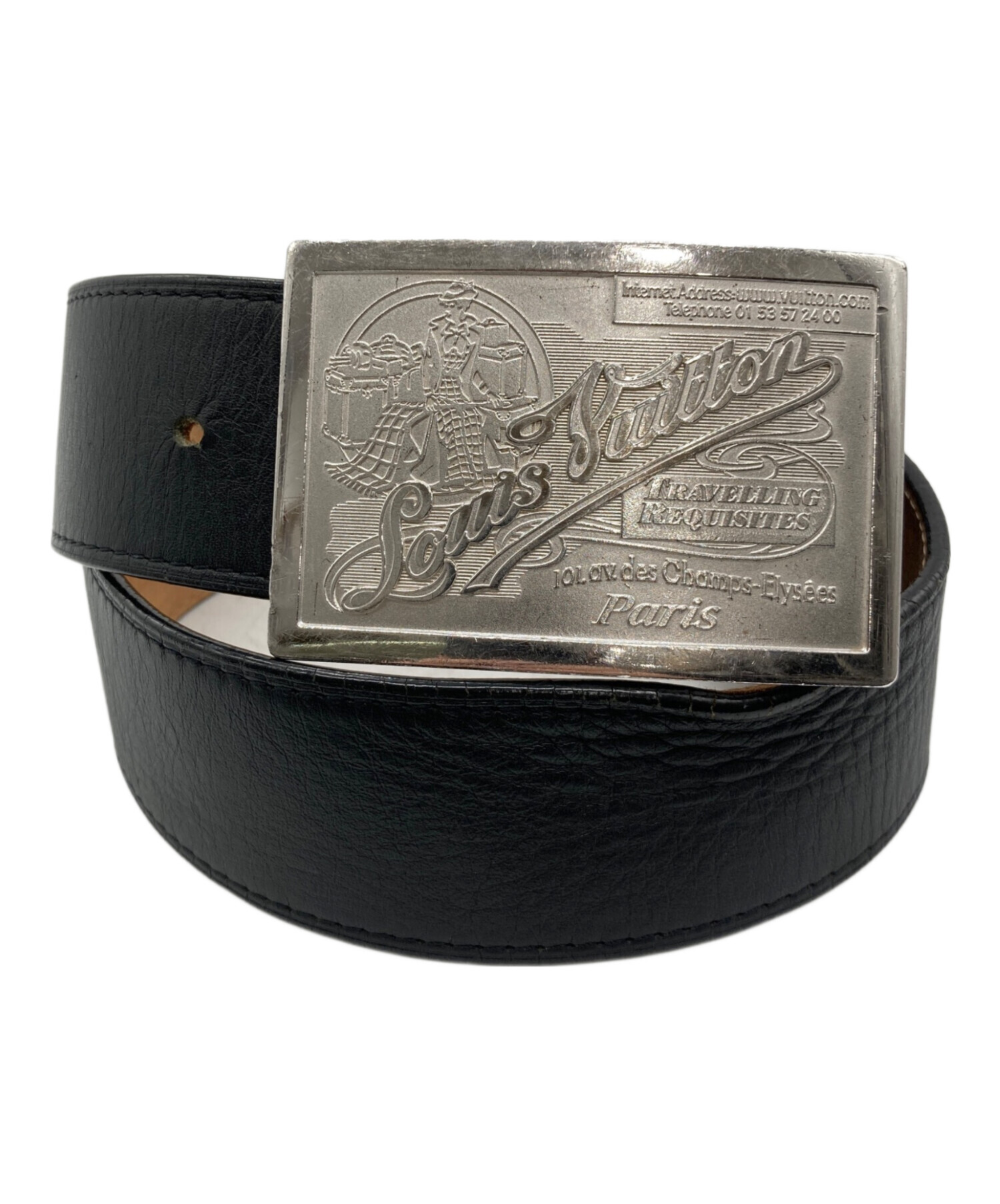 中古・古着通販】LOUIS VUITTON (ルイ ヴィトン) レザーベルト