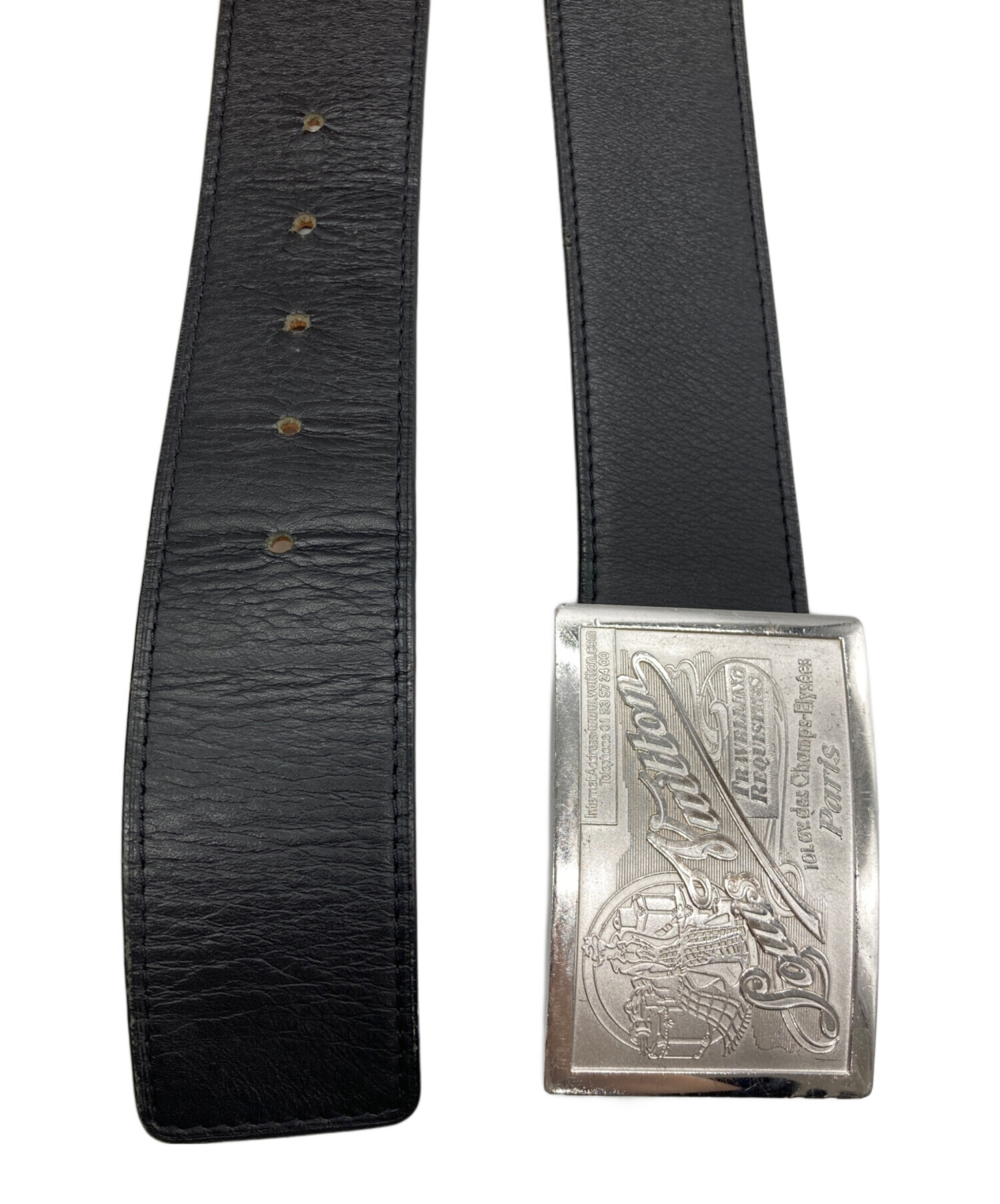 中古・古着通販】LOUIS VUITTON (ルイ ヴィトン) レザーベルト