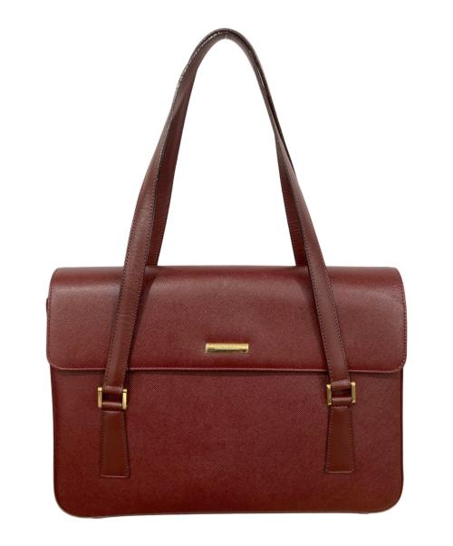 中古・古着通販】BURBERRY (バーバリー) ハンドバッグ ボルドー