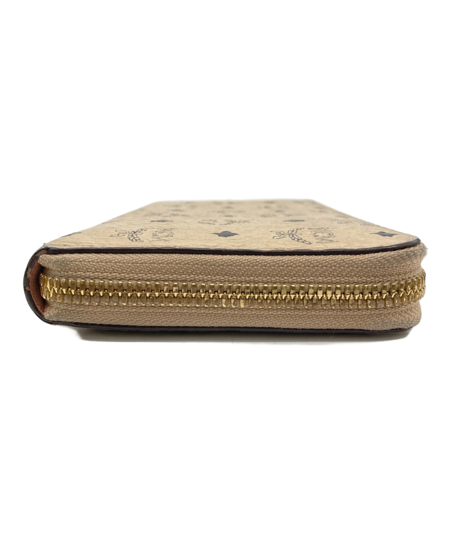 中古・古着通販】MCM (エムシーエム) 長財布 ベージュ×ブラック