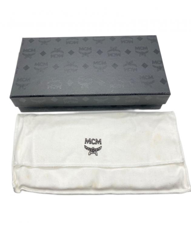 中古・古着通販】MCM (エムシーエム) 長財布 ベージュ×ブラック