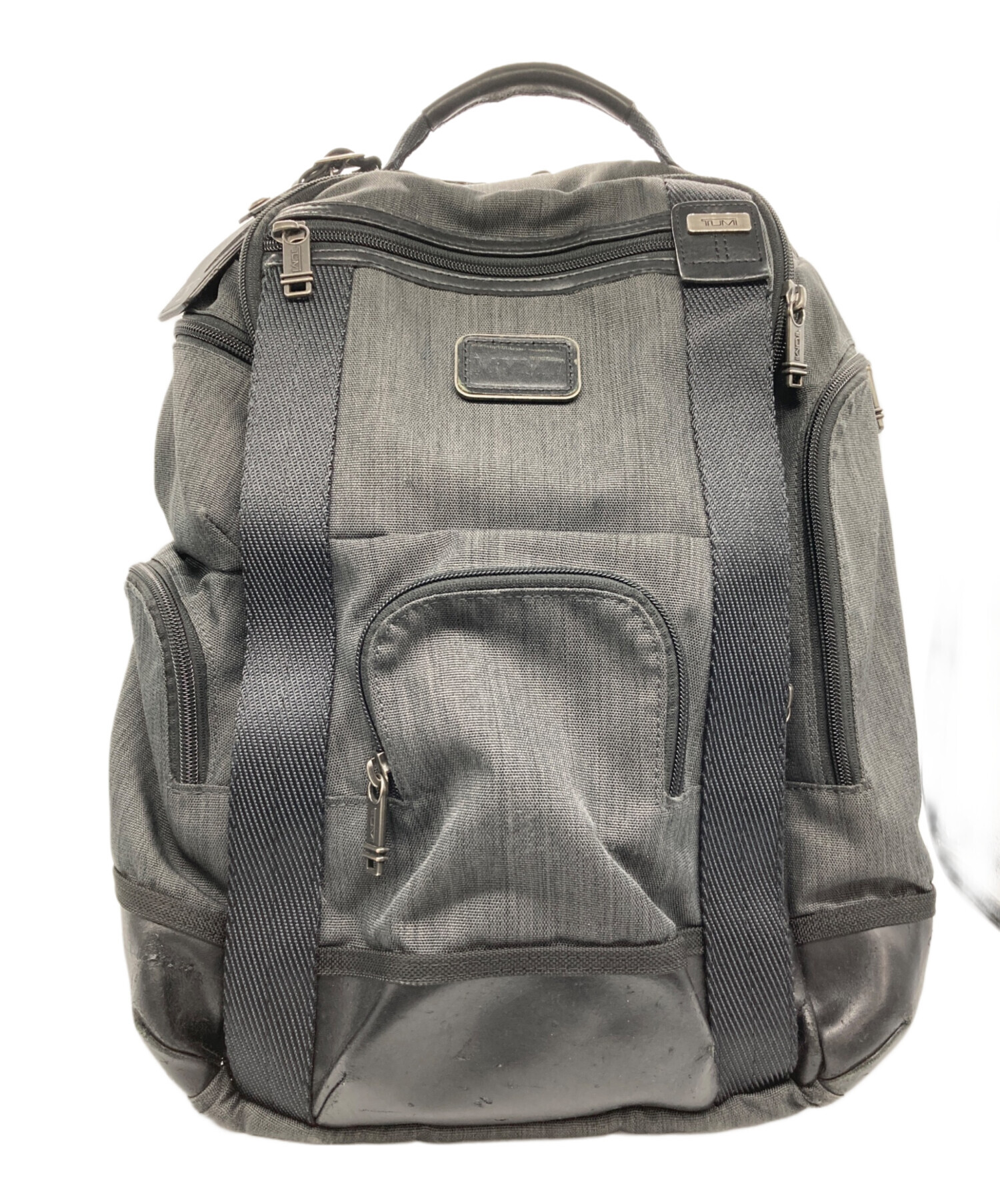 中古・古着通販】TUMI (トゥミ) PC収納リュック ブラック×グレー