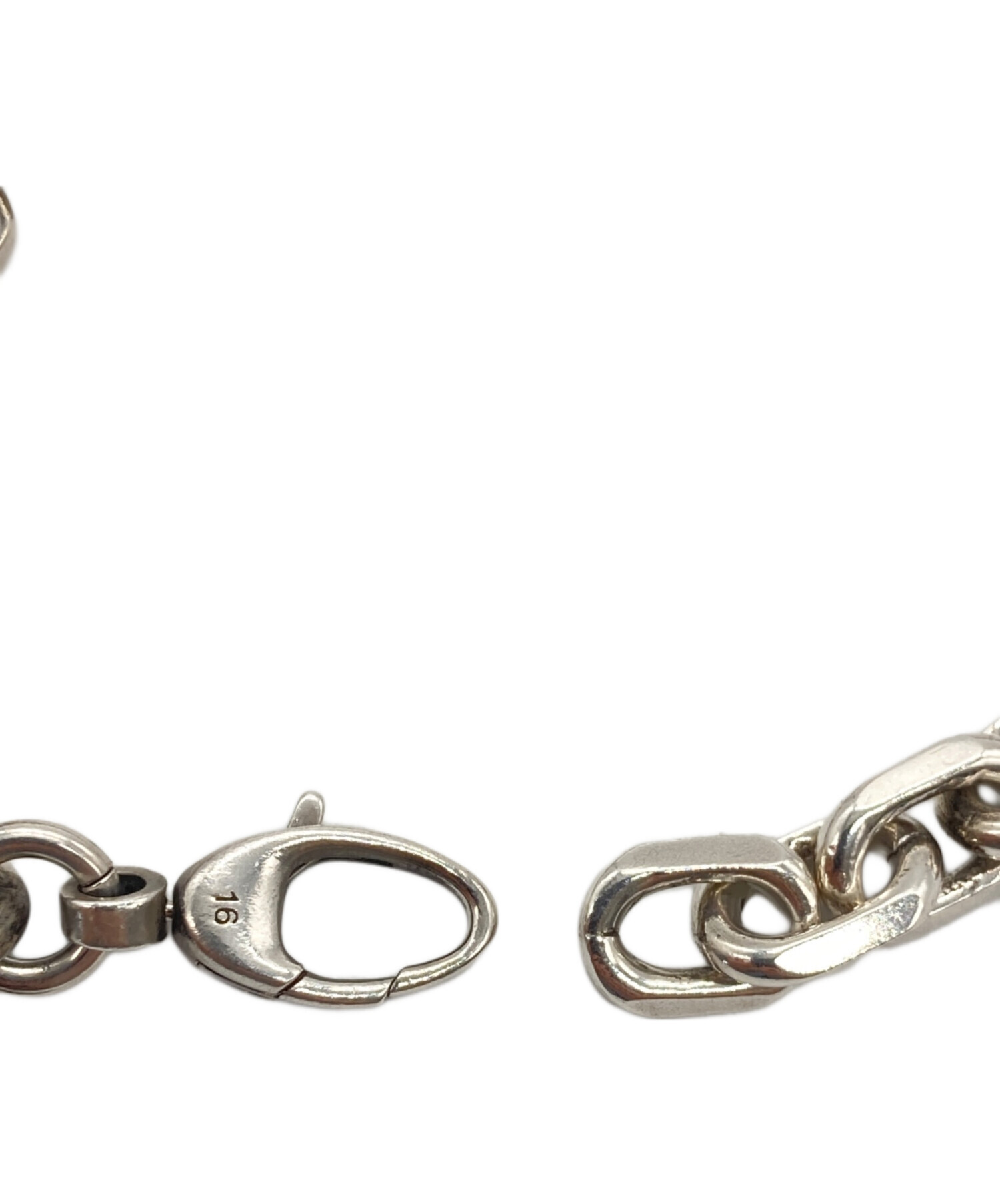 中古・古着通販】GUCCI (グッチ) シルバーブレスレット シルバーカラー
