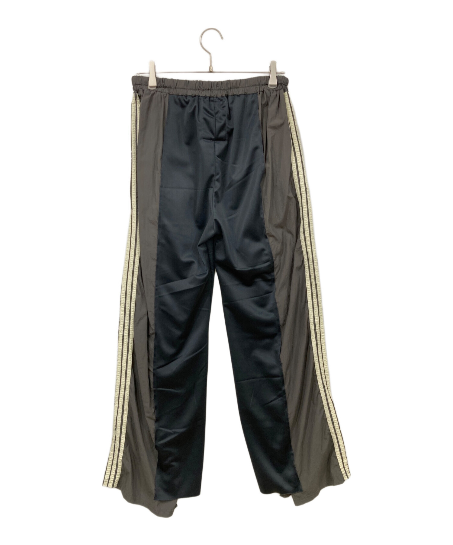 リメイクパンツ　古着 中古・古着通販】etsinta (エシンタ) リメイクトラックパンツ グレー