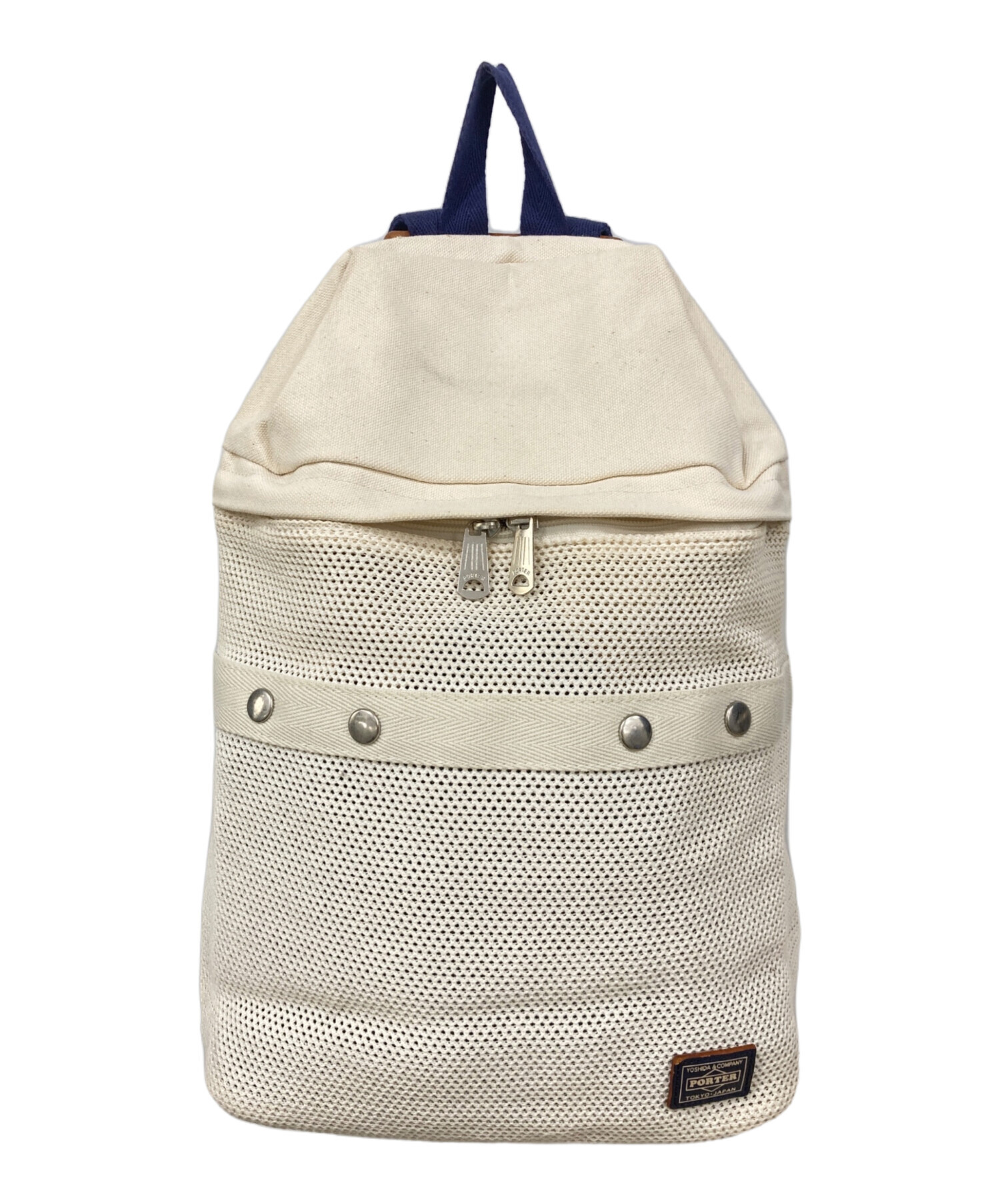 中古・古着通販】PORTER (ポーター) メッシュリュック アイボリー