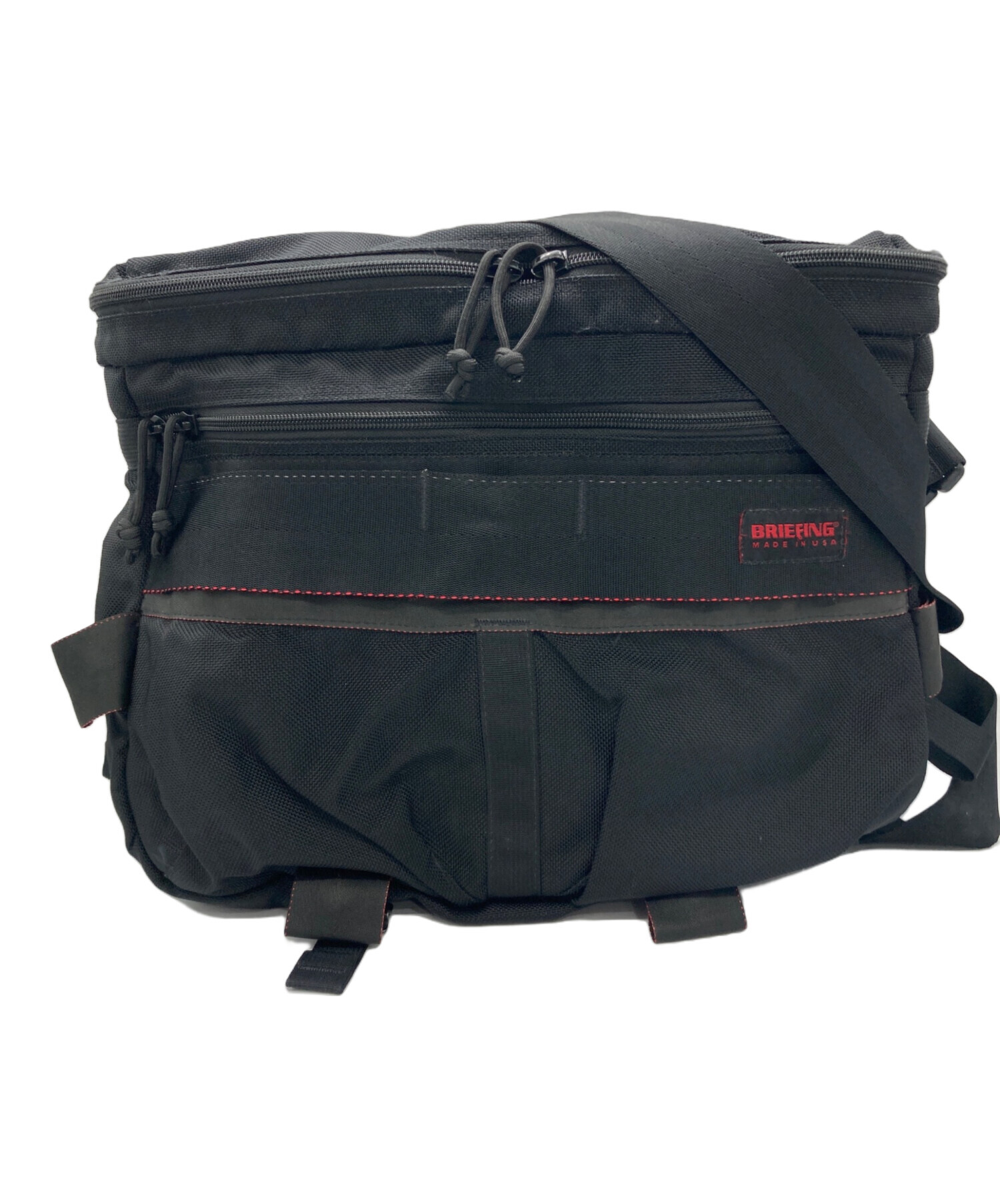 【タグ付き未使用】BRIEFING　2wayショルダーバッグ　ブラック【318】 中古・古着通販】BRIEFING (ブリーフィング) 2WAYショルダーバッグ