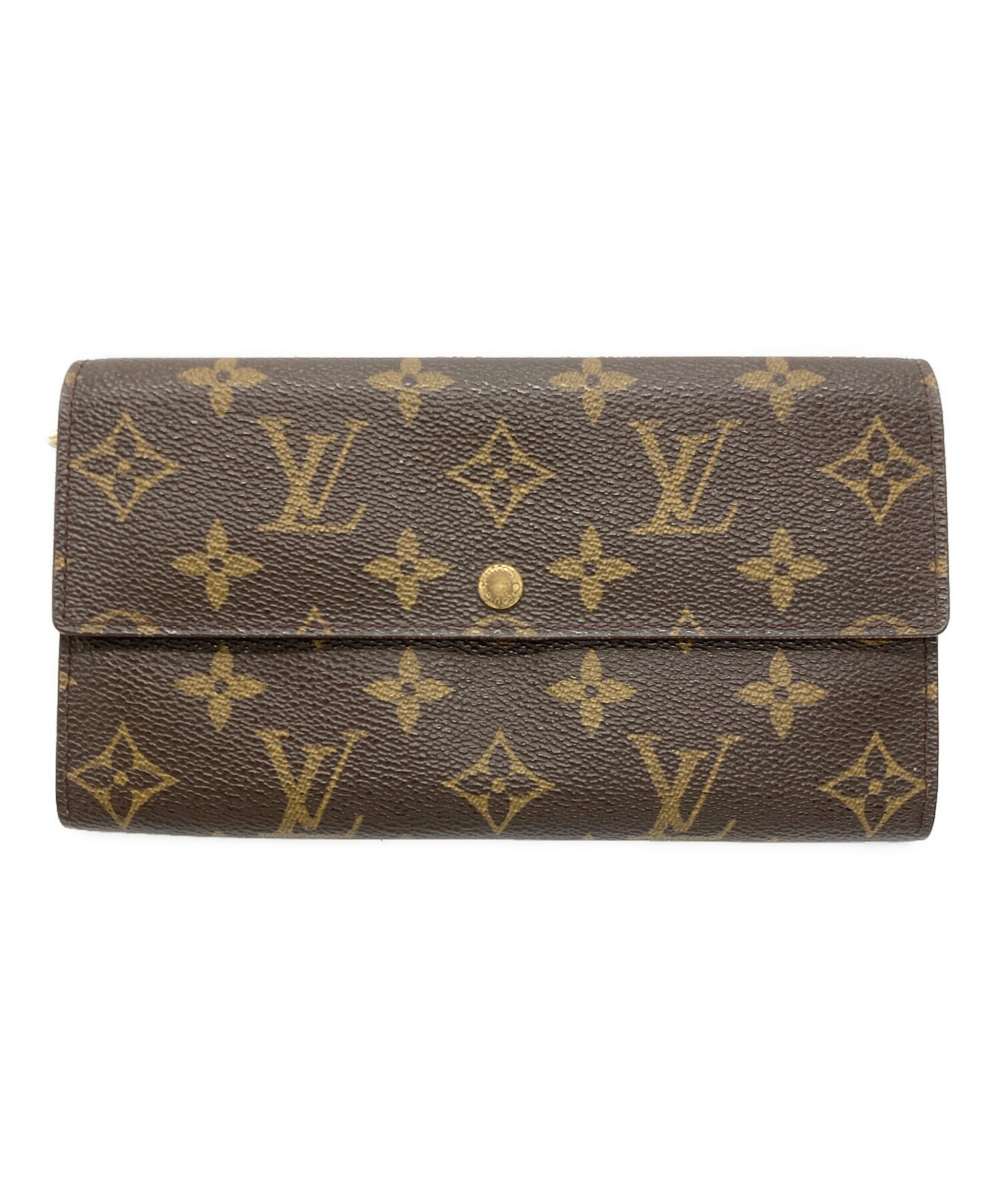 ルイヴィトン　長財布　傷や汚れほぼなしです⭐︎ 中古・古着通販】LOUIS VUITTON (ルイ ヴィトン) 長財布 ブラウン