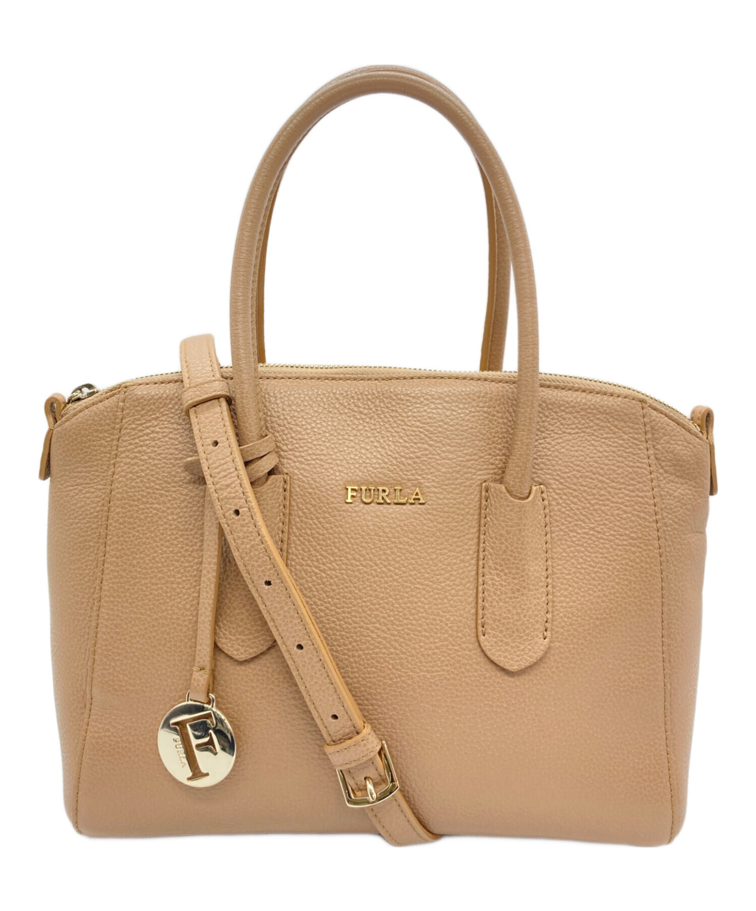 中古・古着通販】FURLA (フルラ) 2WAYショルダーバッグ ベージュ