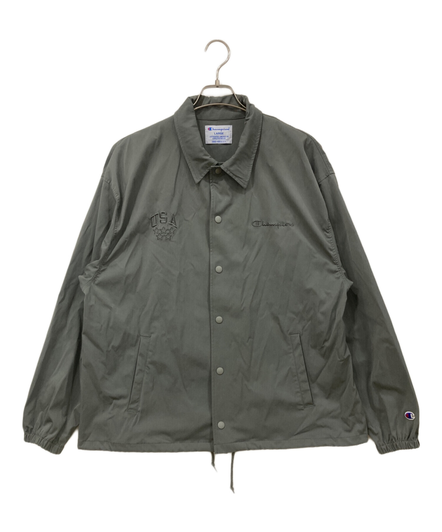 【中古】 チャンピオンシティマップ（2） 中古・古着通販】Champion (チャンピオン) コーチジャケット カーキ