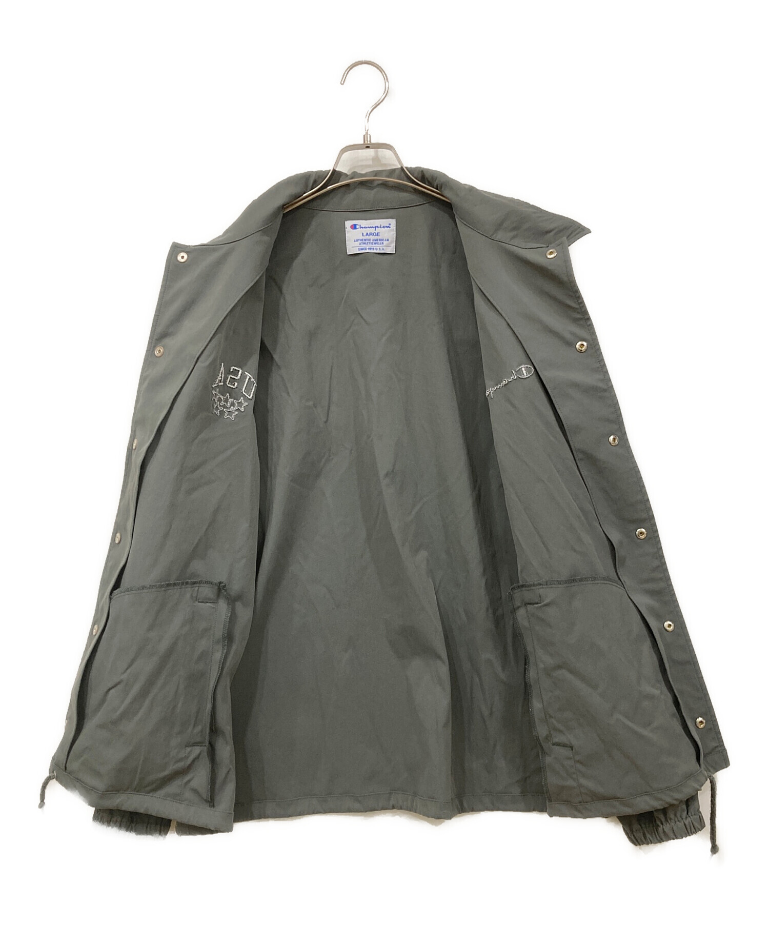 中古・古着通販】Champion (チャンピオン) コーチジャケット カーキ