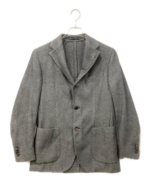 LARDINI テーラードジャケット グレー LARDINI(ラルディーニ) DOUBLE BREAST WOOL TAILORED JACKET ダブル