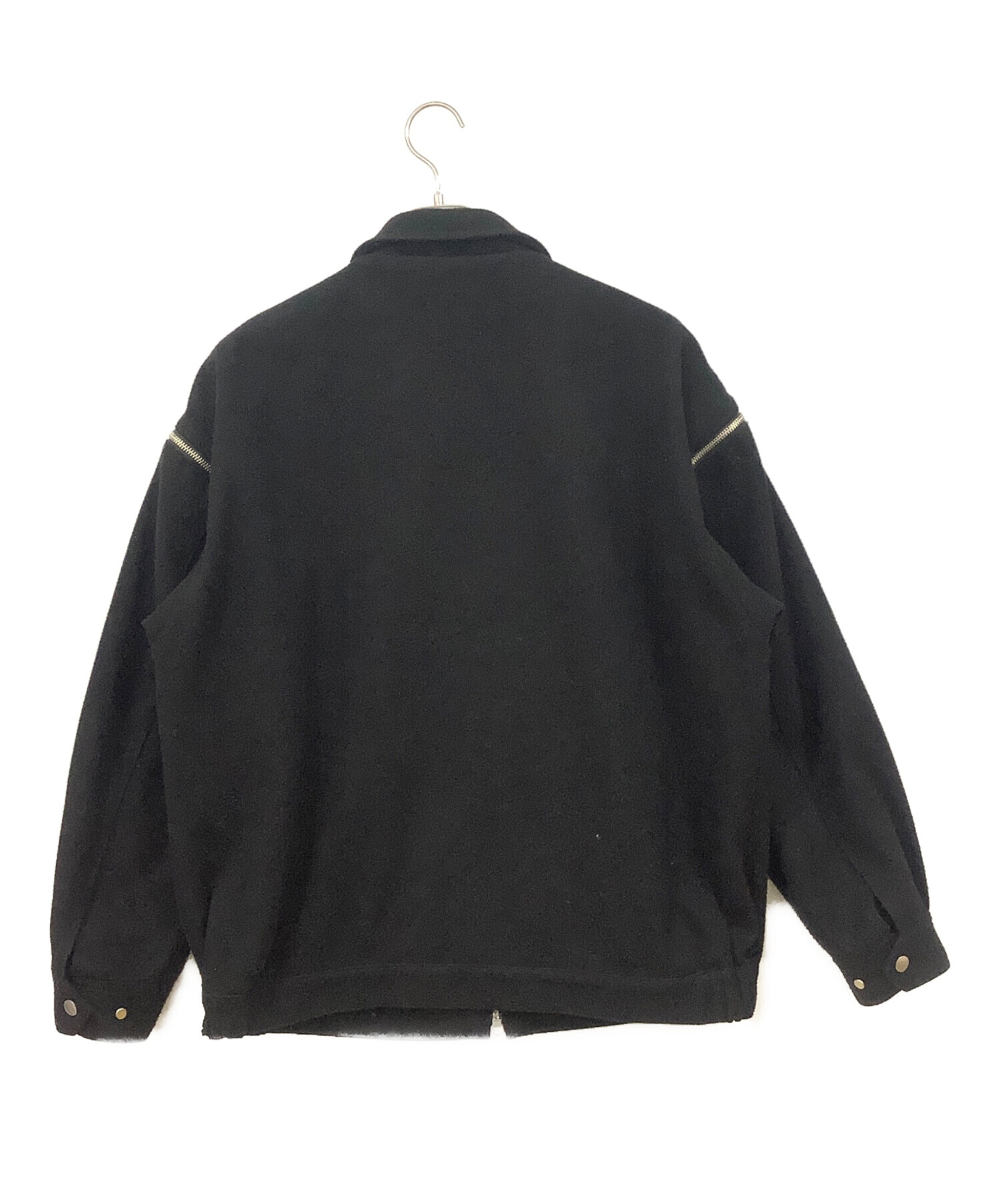 中古・古着通販】HARE (ハレ) シングルライダースジャケット ブラック