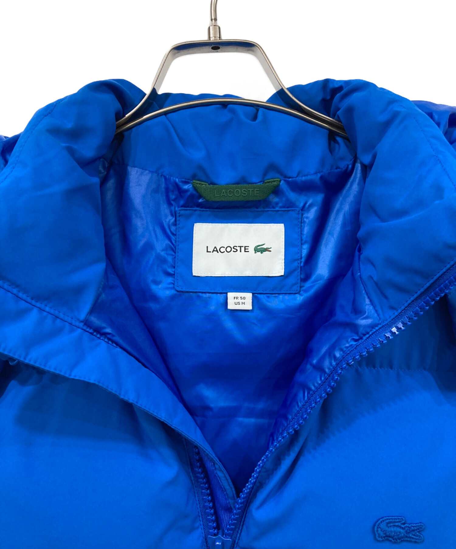 新品タグ付き洗えるラコステ　ダウンベスト　ブルー　XL 新品タグ付き洗えるラコステ ダウンベスト ブルー XL - メルカリ