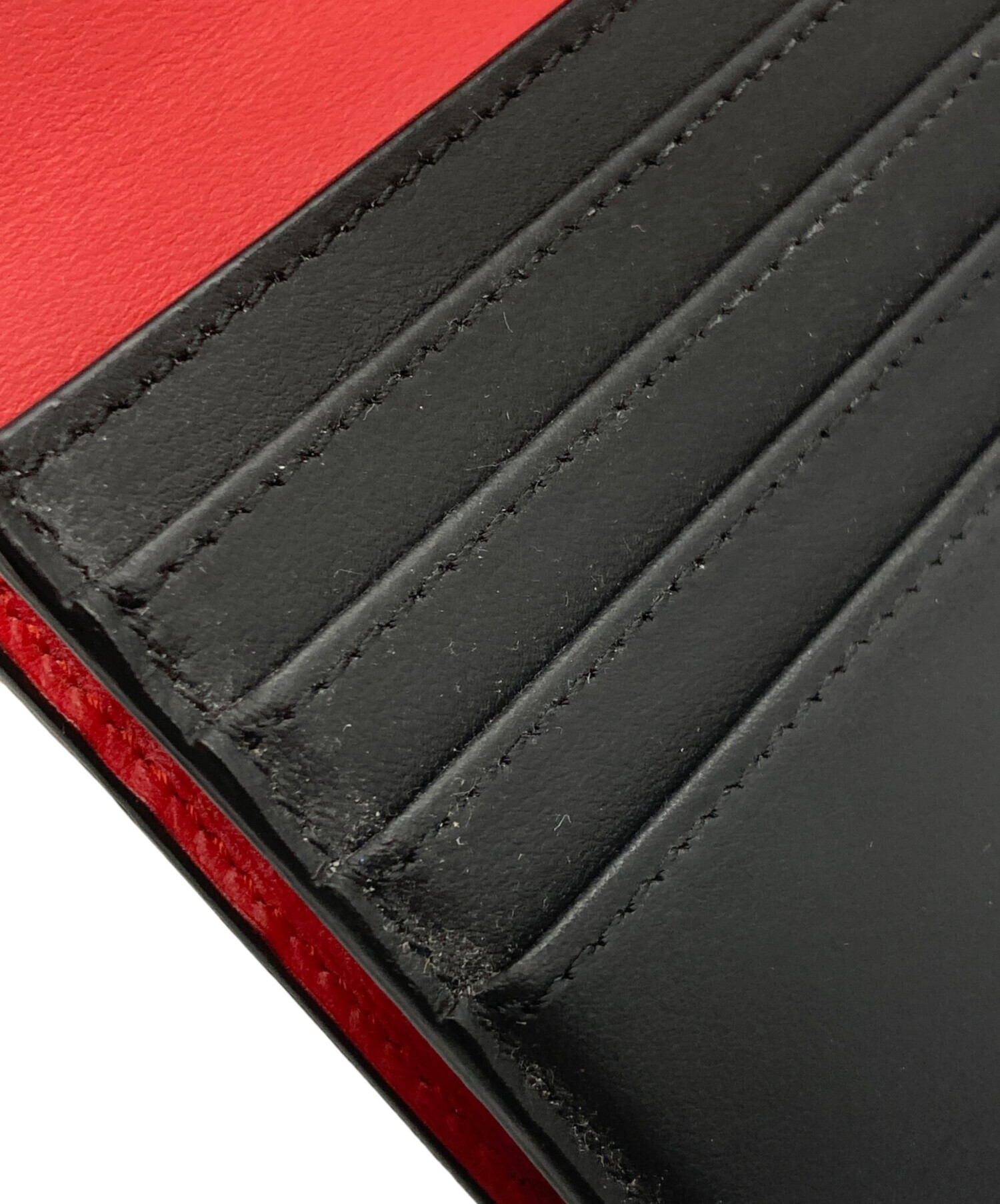 中古・古着通販】FENDI (フェンディ) 長財布 ブラック×イエロー