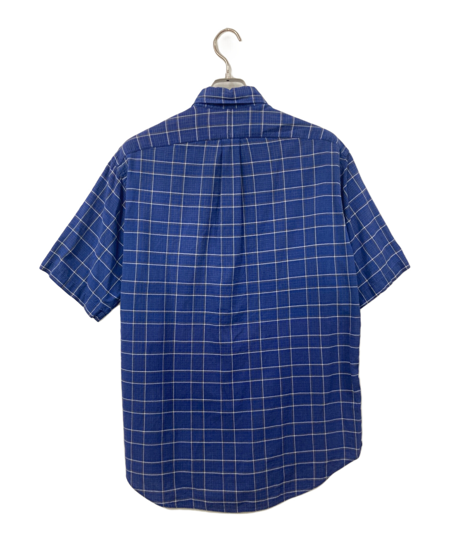 中古・古着通販】RALPH LAUREN (ラルフローレン) 半袖シャツ ブルー 