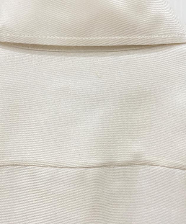 【美品】Christian Dior シルク100胸ロゴ入ブラウスM グレージュ 美品】Christian Dior シルク100胸ロゴ入ブラウスM グレージュ 上品な