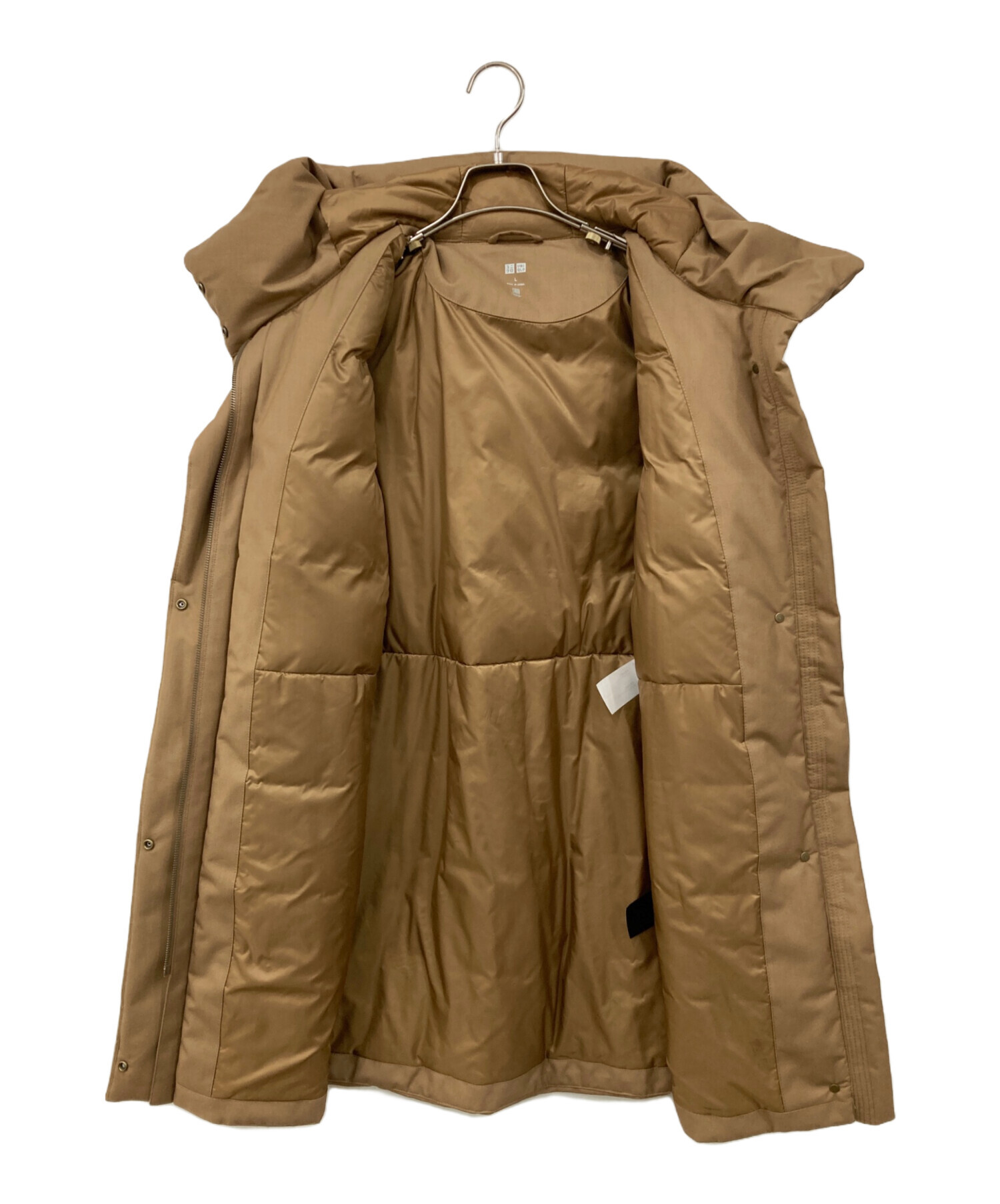 中古・古着通販】UNIQLO (ユニクロ) ダウンコート ブラウン サイズ:L