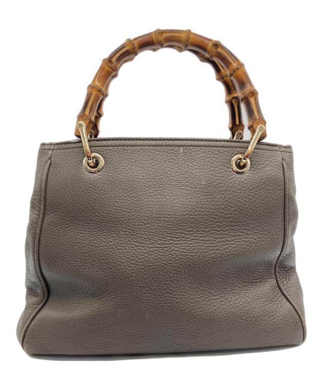 中古・古着通販】GUCCI (グッチ) バンブーショッパーハンドバッグ