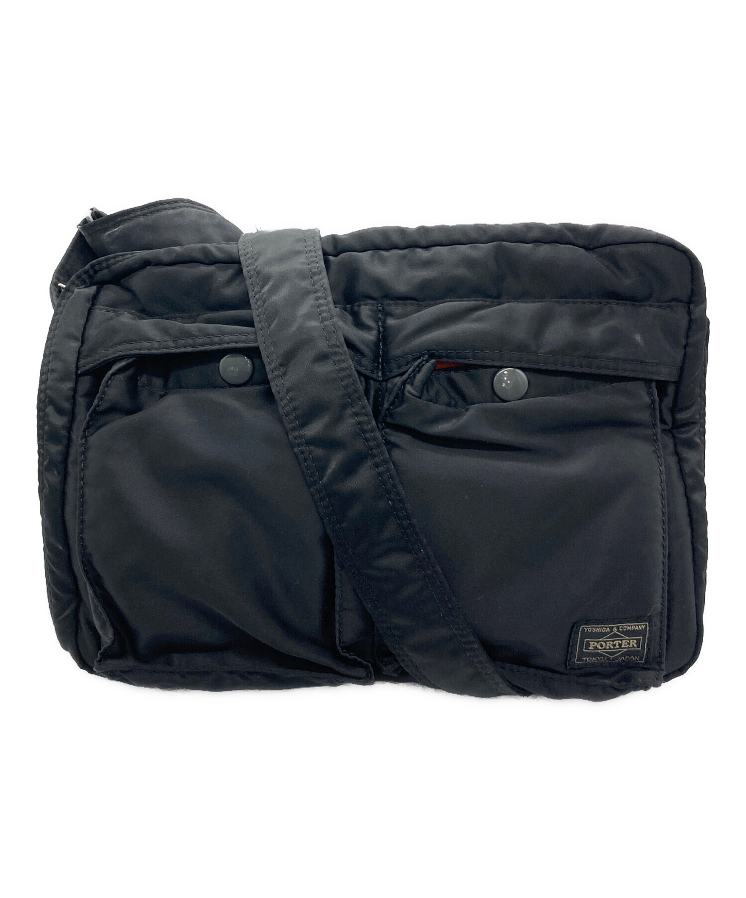 中古・古着通販】PORTER (ポーター) ショルダーバッグ ブラック