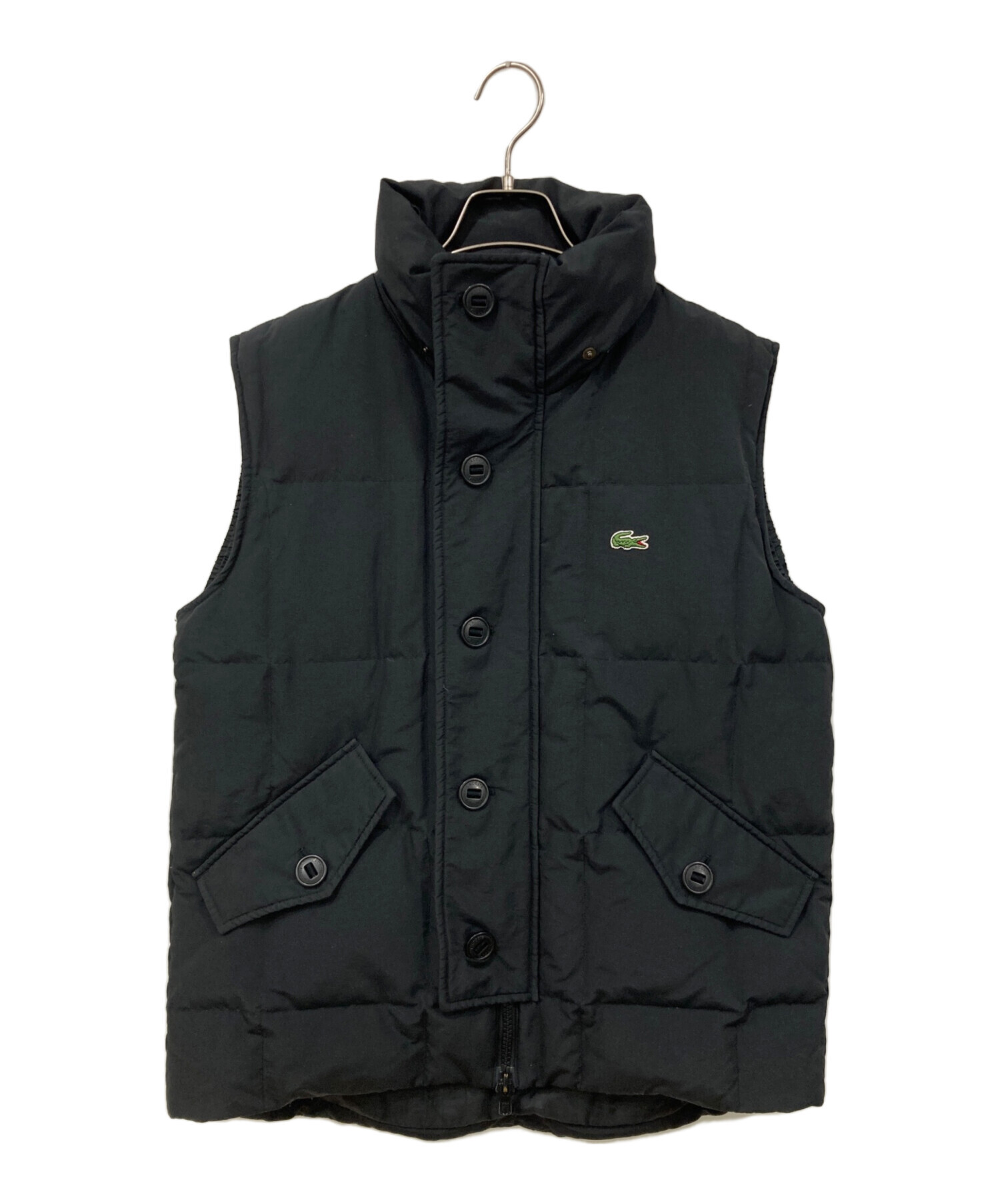中古・古着通販】LACOSTE (ラコステ) ダウンベスト ブラック サイズ:50